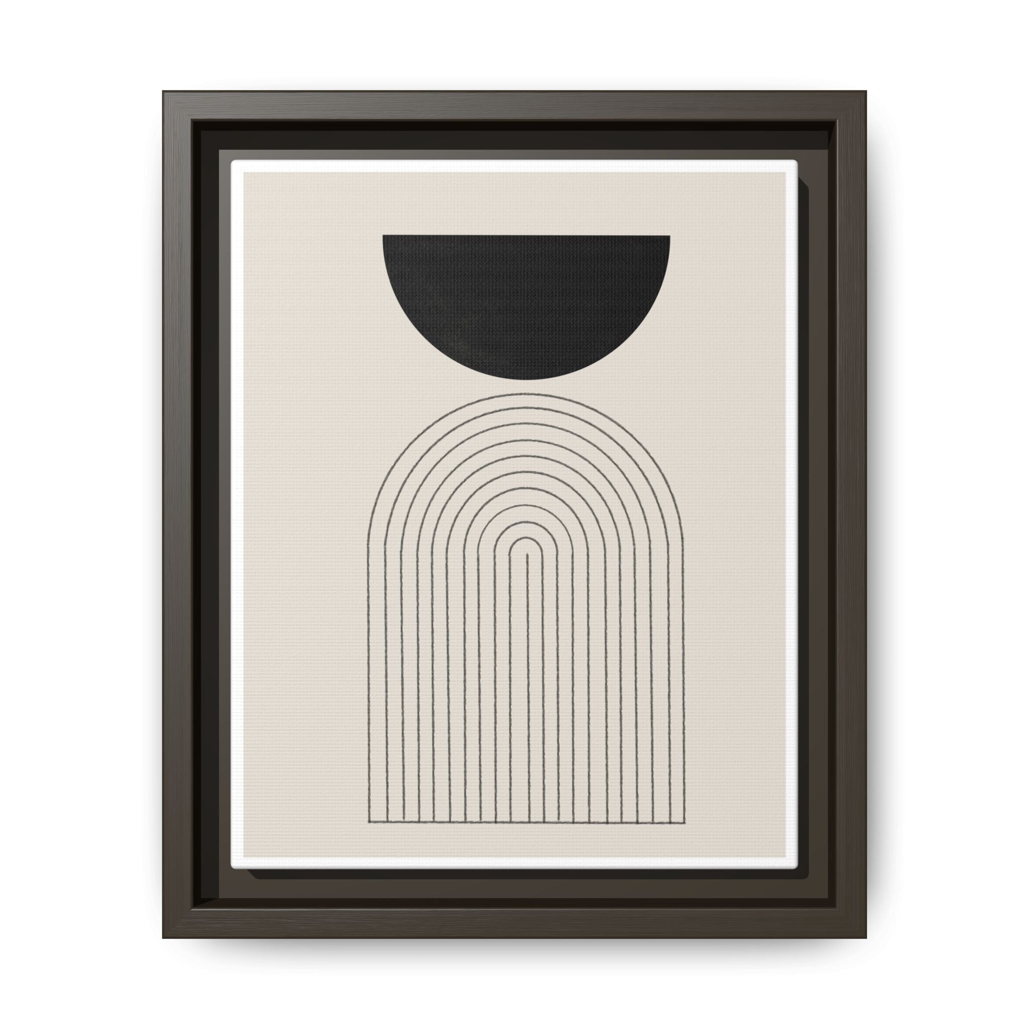 Midnight Portal Lines - Framed