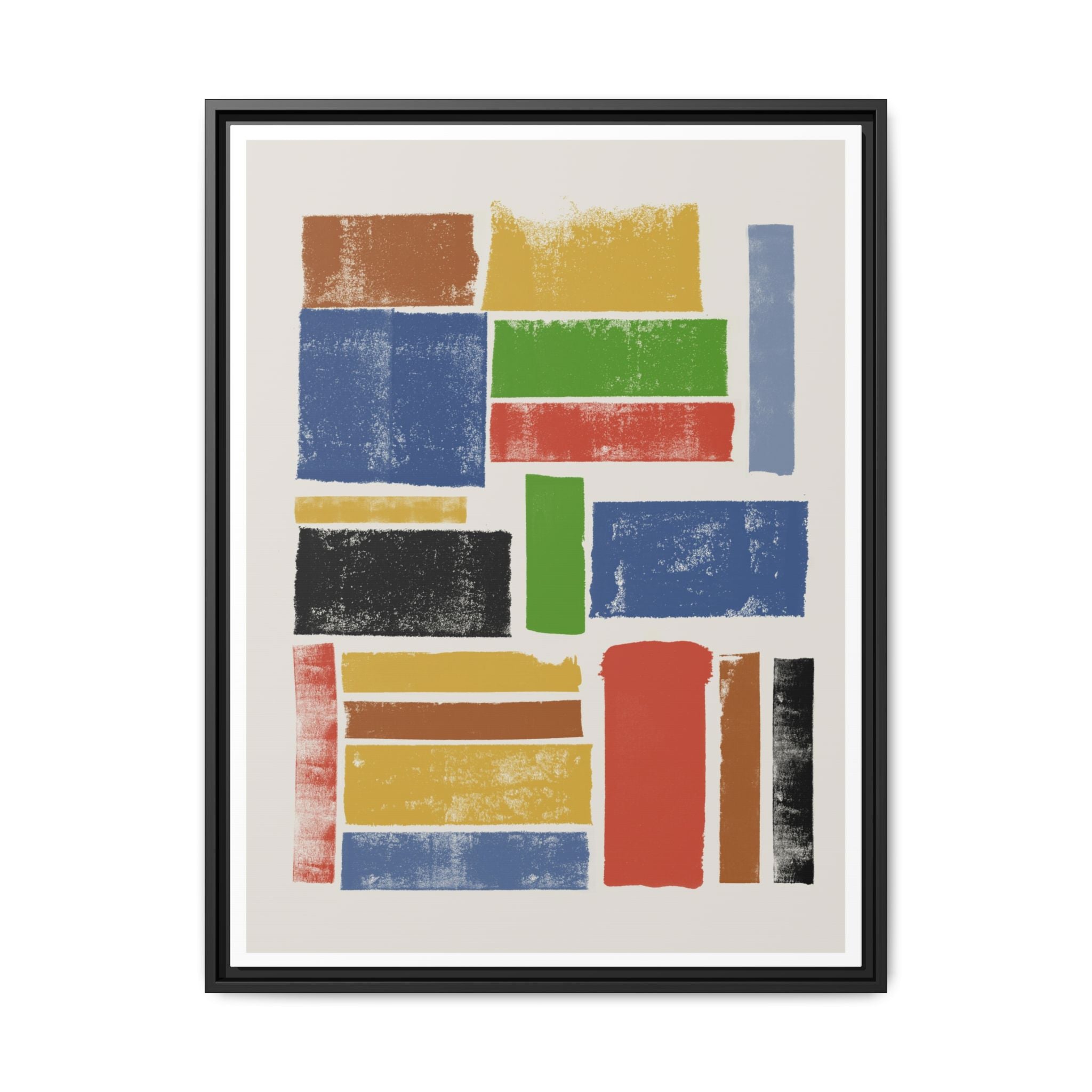 Playful Color Rhythm - Framed