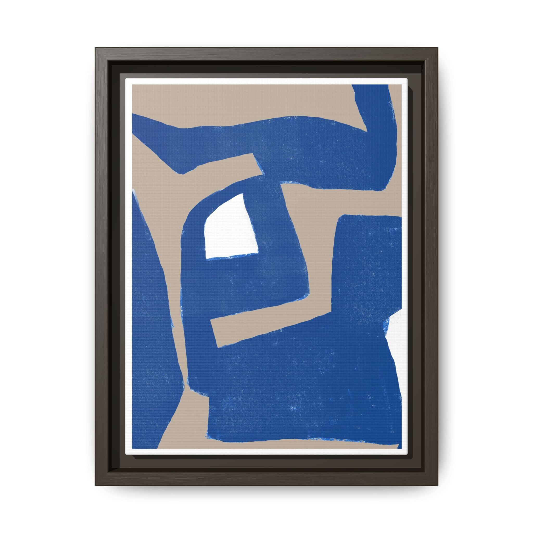Cobalt Passage Echoes - Framed