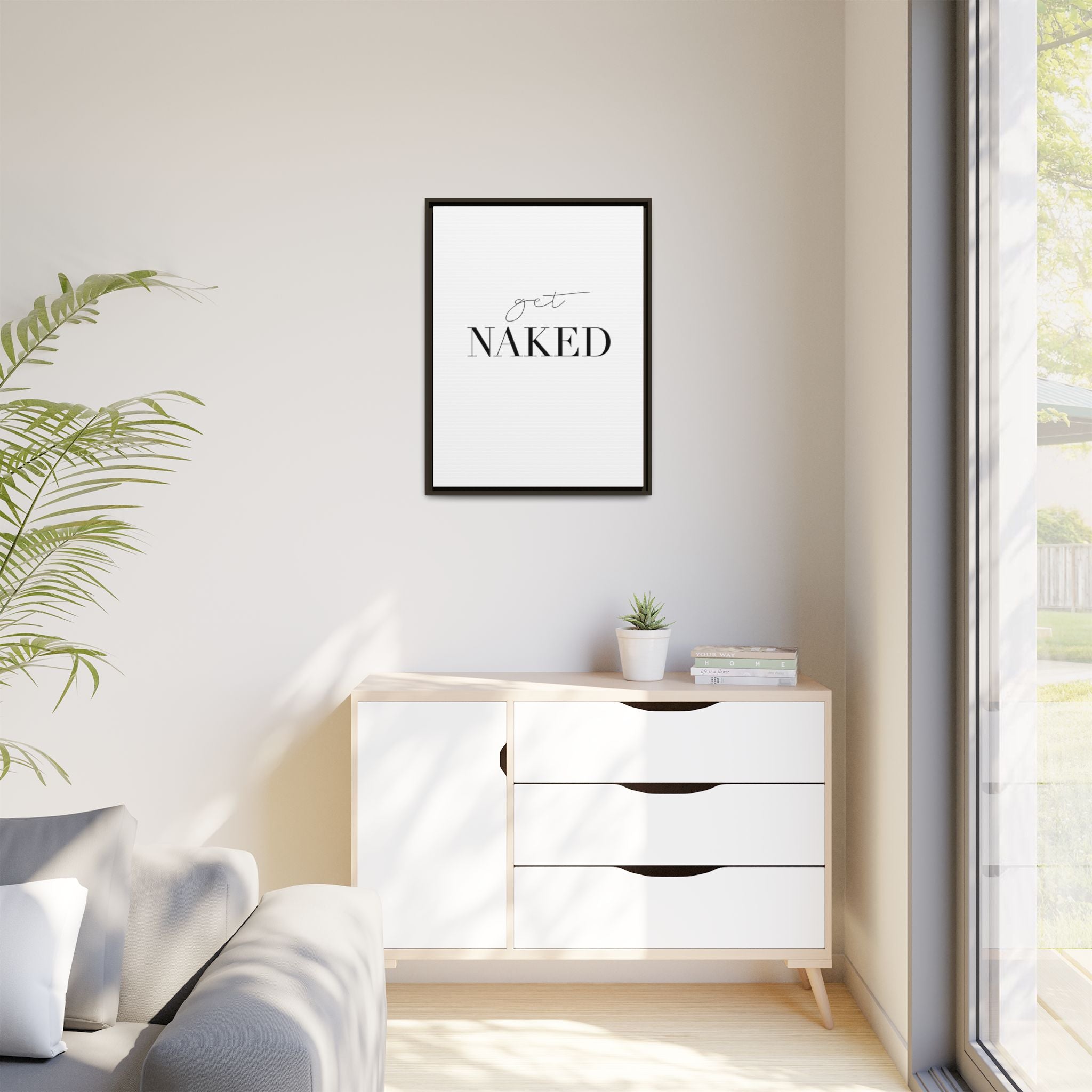 Midnight Muse Typography Grace - Framed