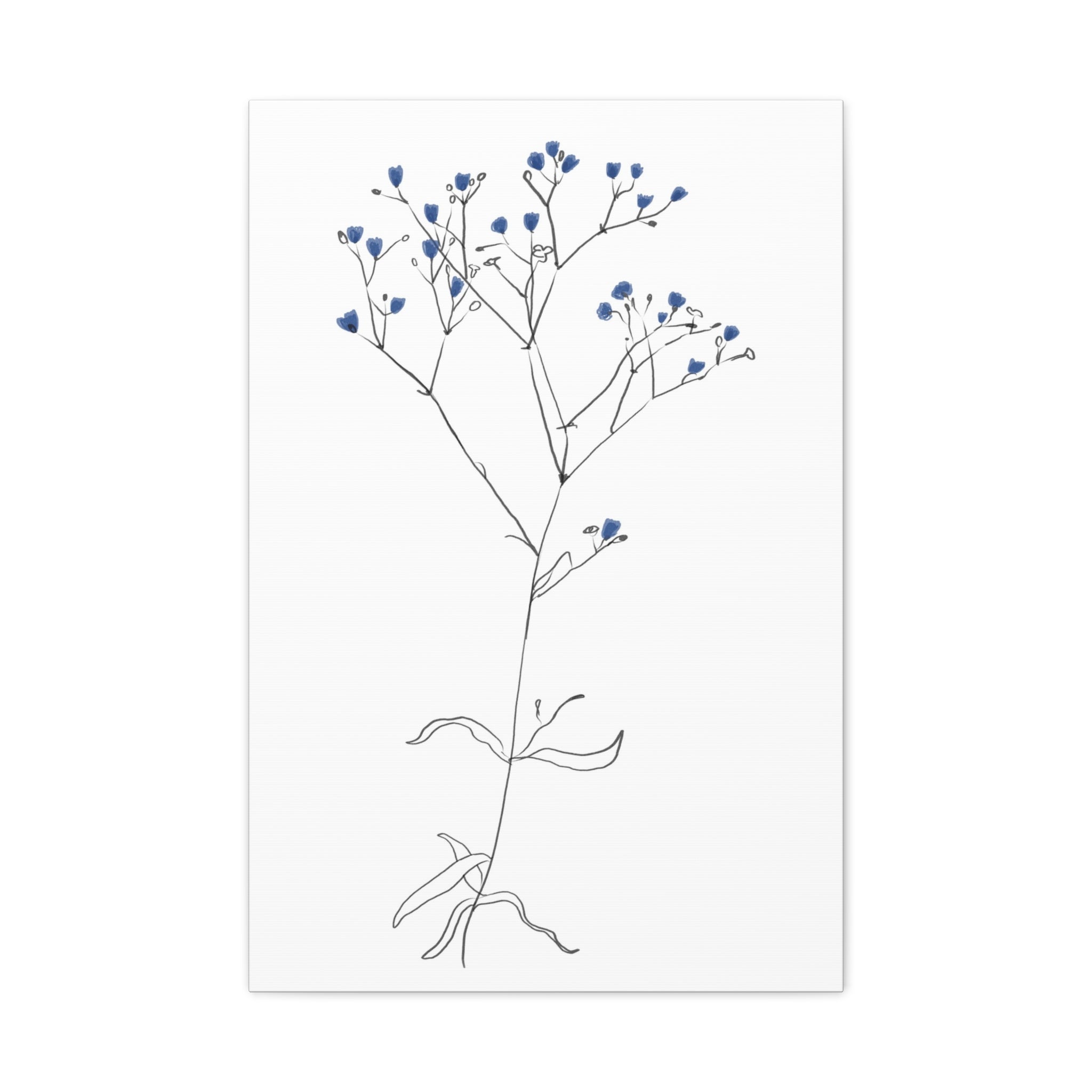 Blue Meadow Whisper - Canvas