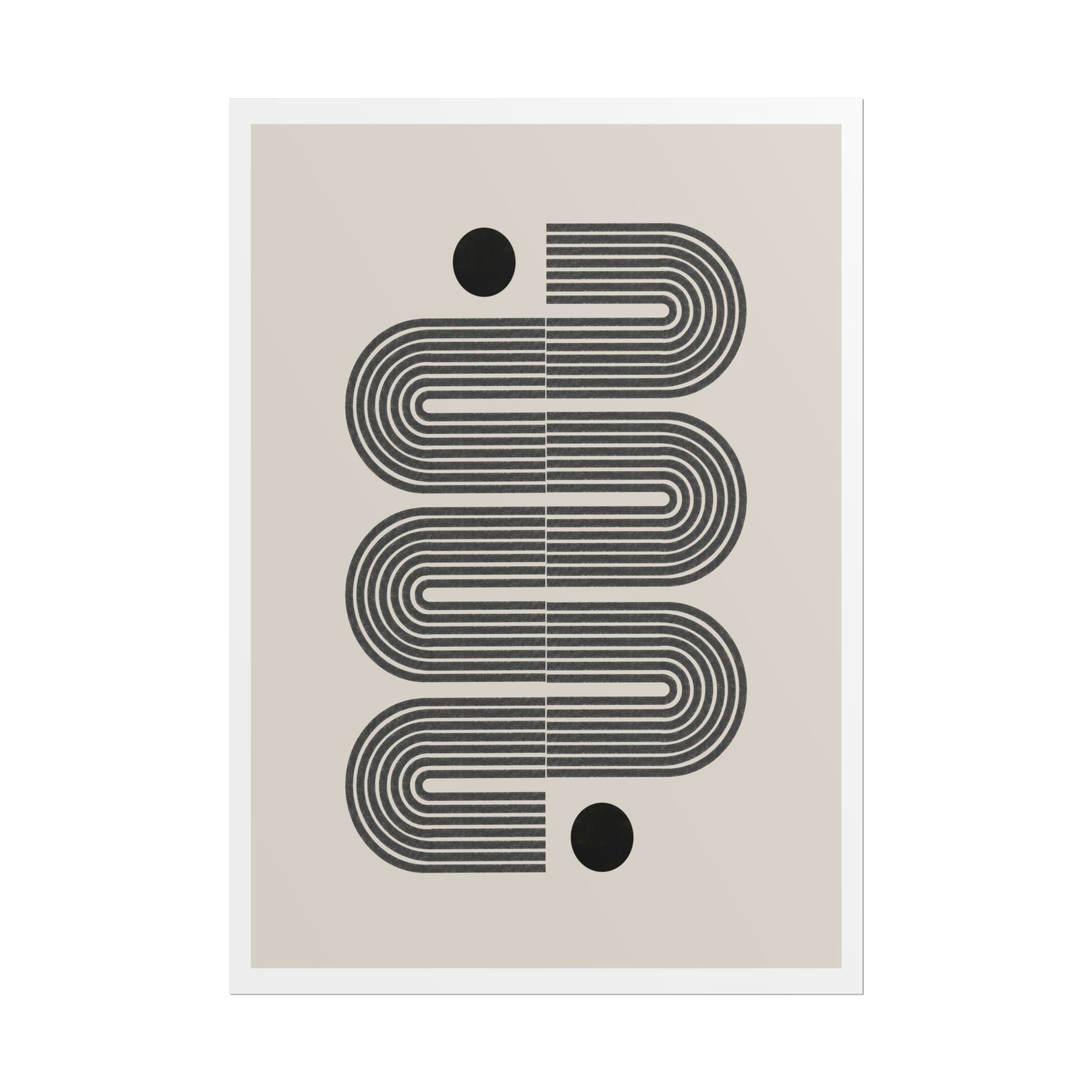 Midnight Circuit Flow - Poster
