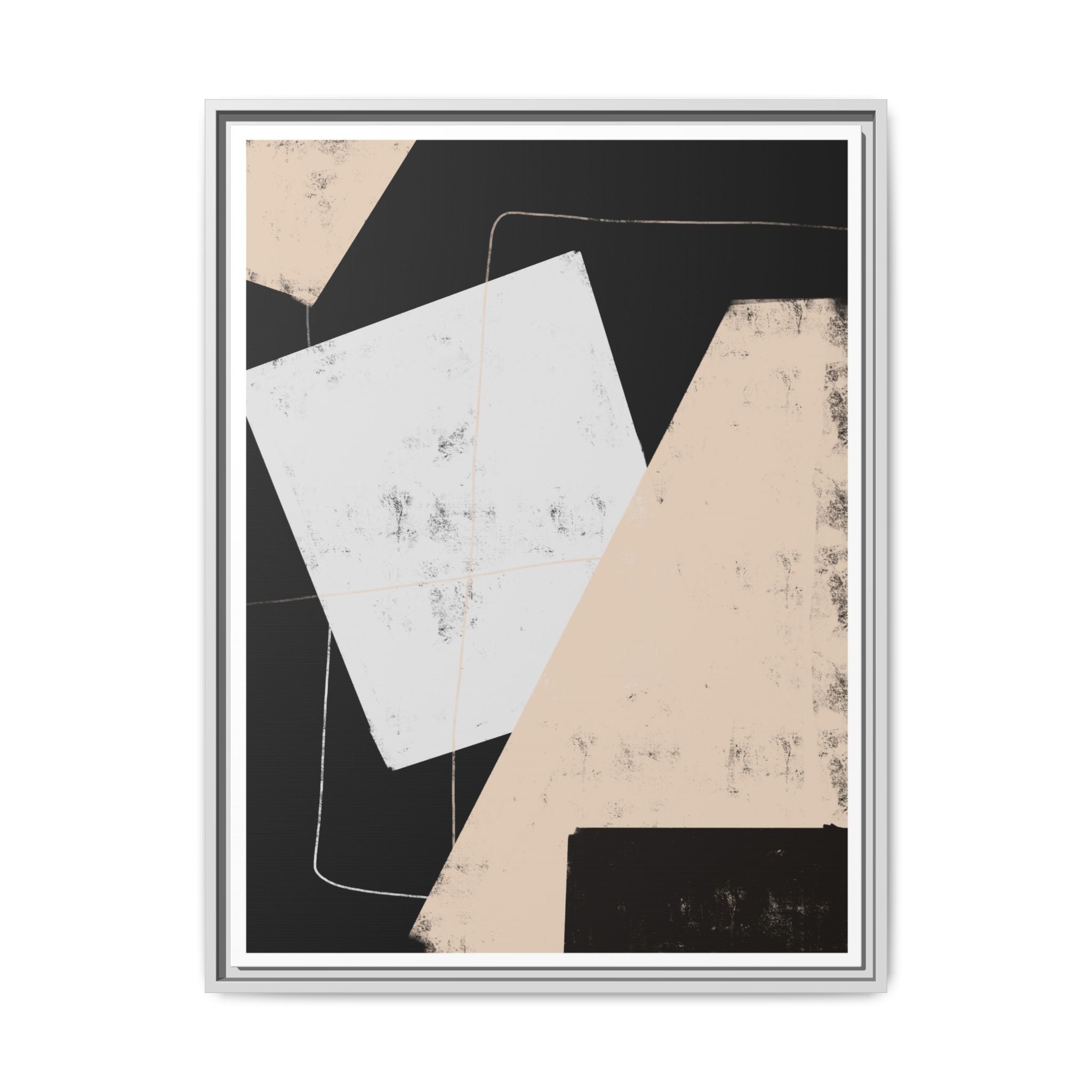Silent Geometry Passage - Framed