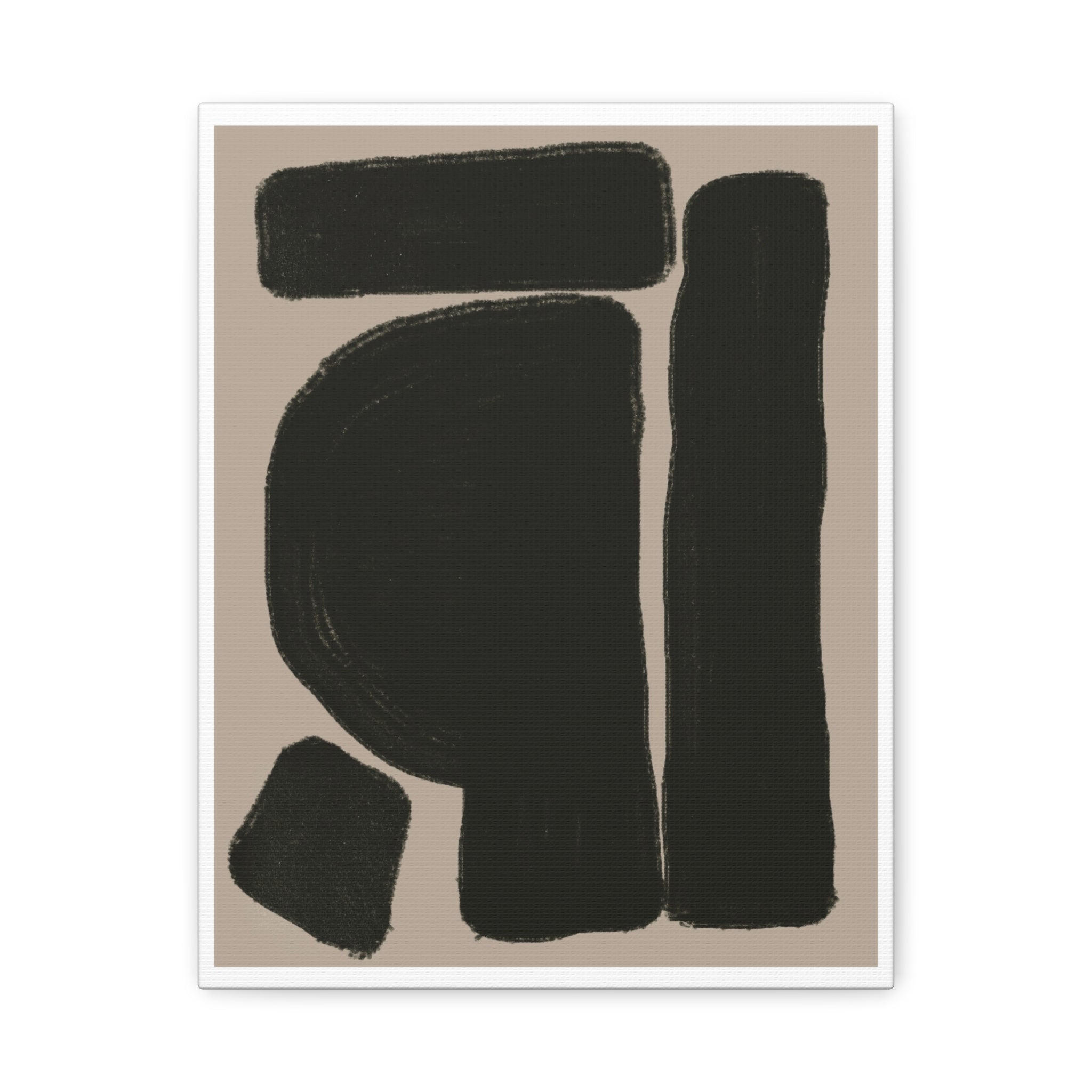 Velvet Obsidian Forms - Canvas