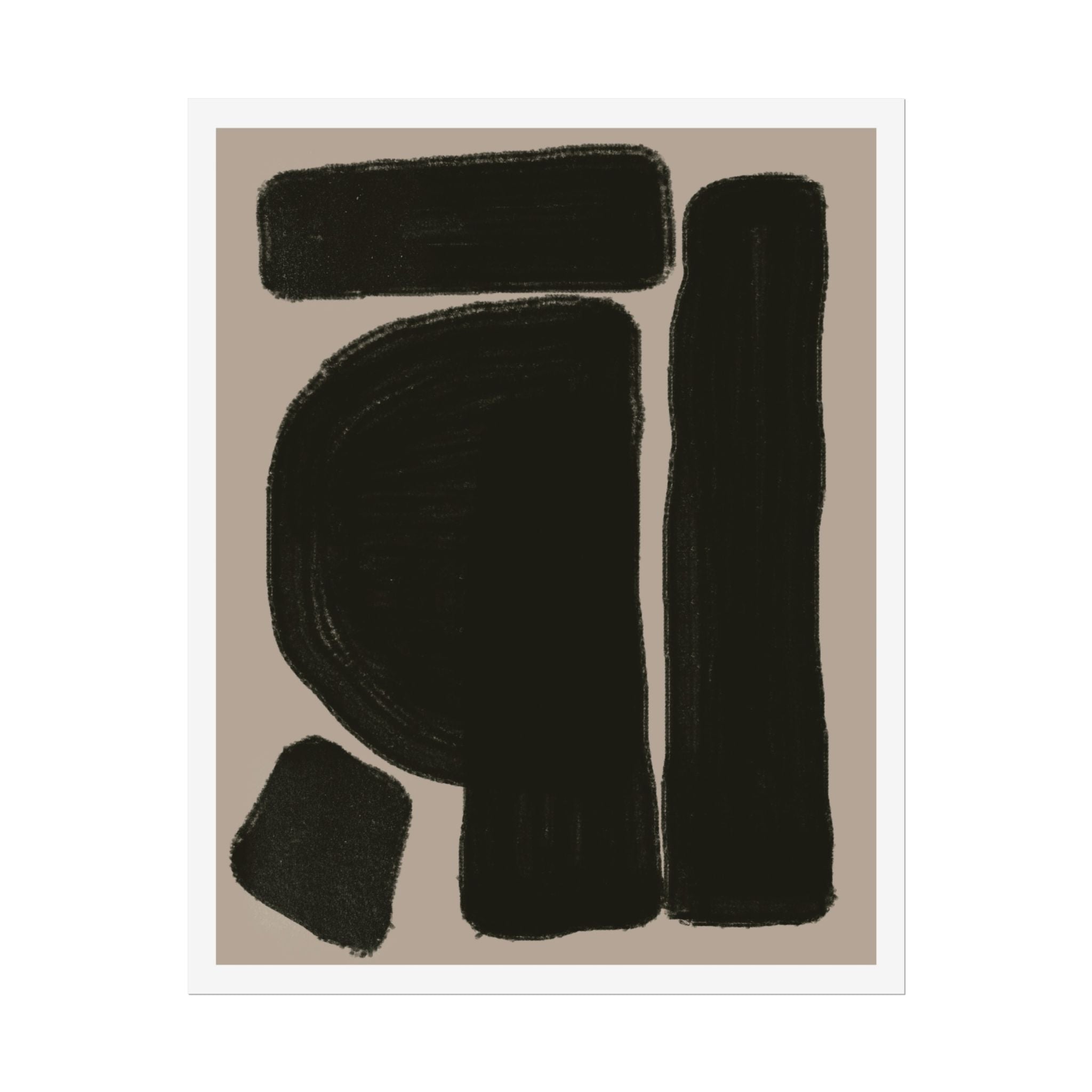 Velvet Obsidian Forms - Poster