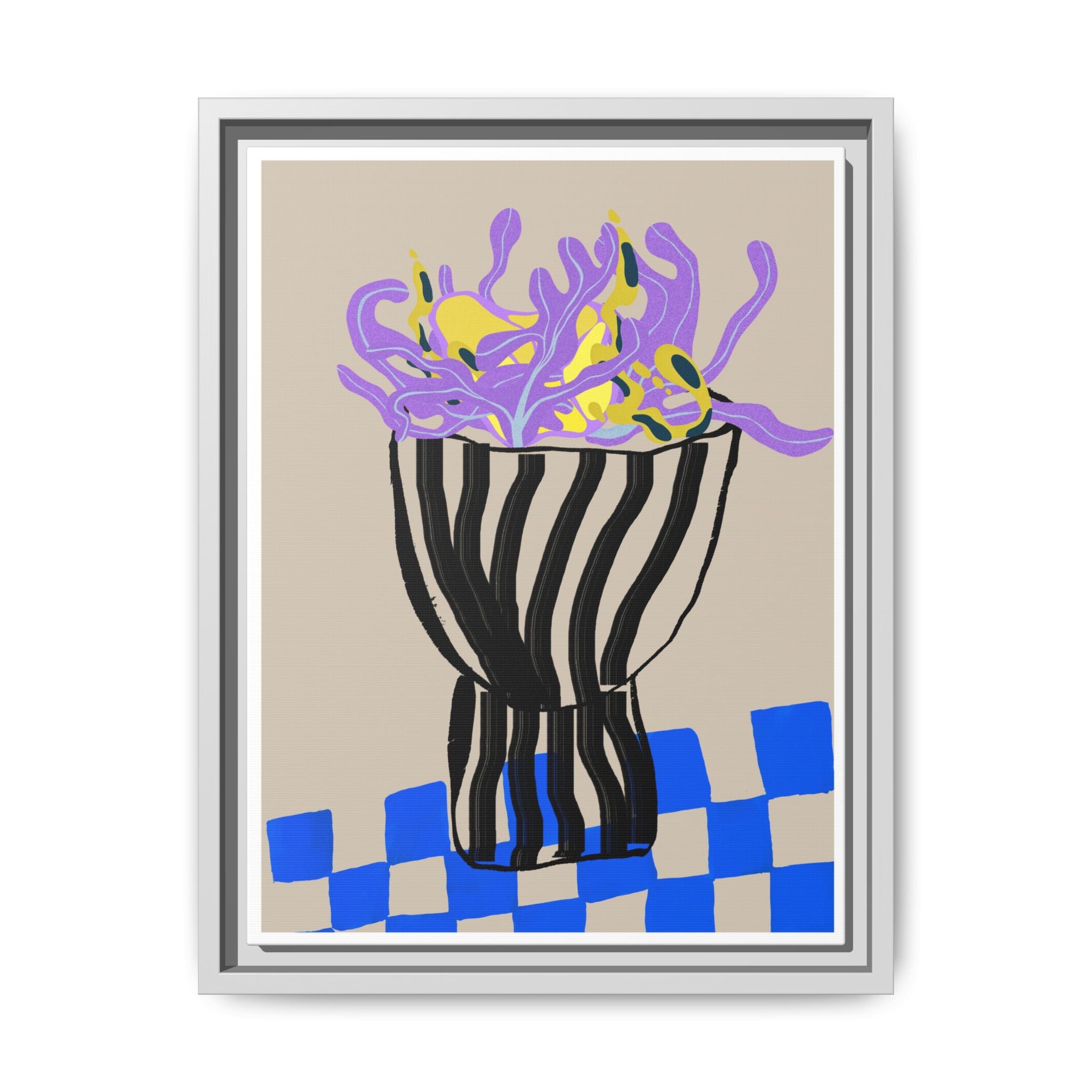 Lavender Coral Mirage - Framed