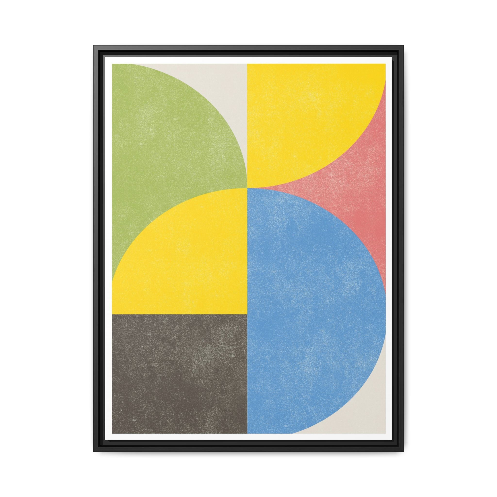 Pastel Orbit Rhythm - Framed