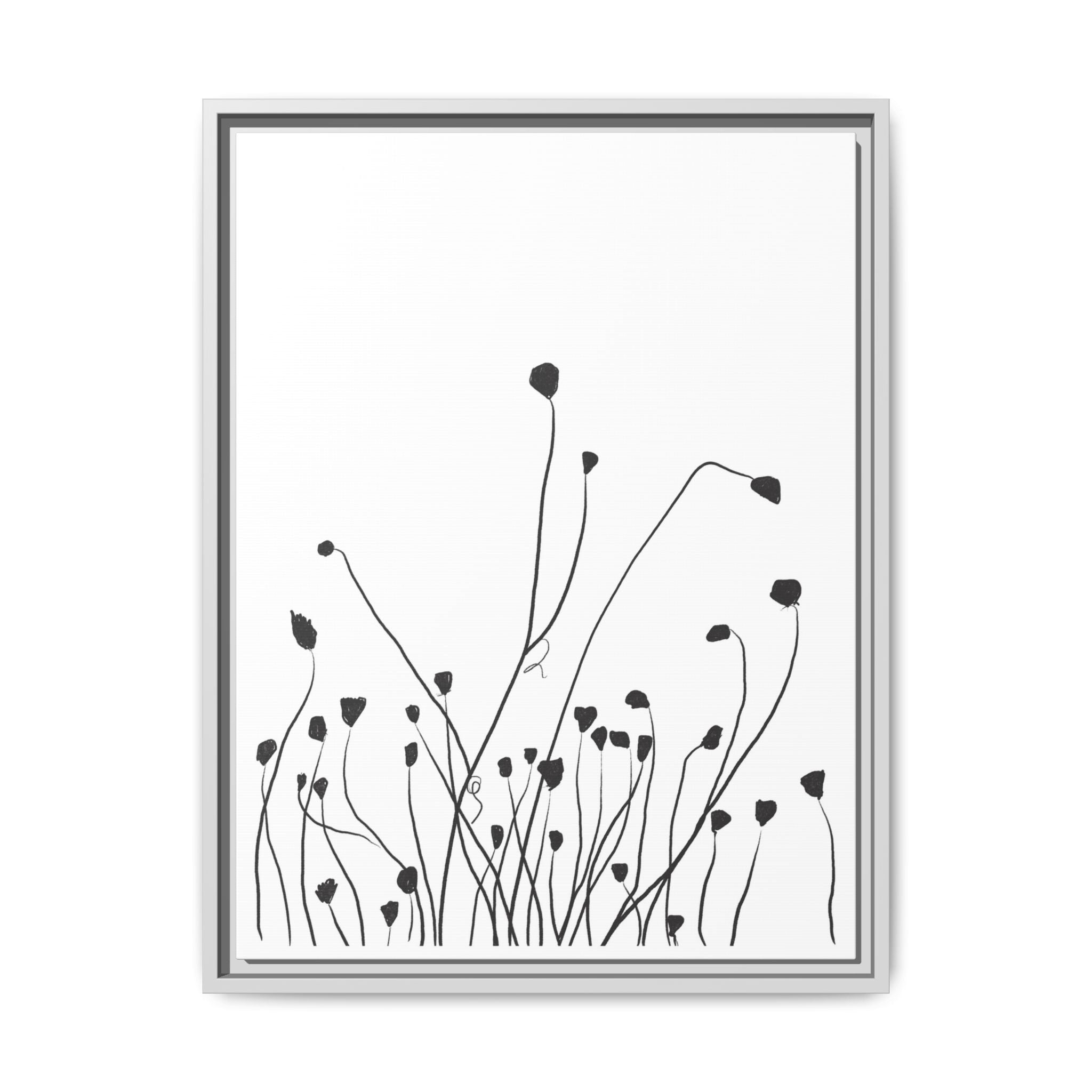 Silent Bloom Horizon - Framed