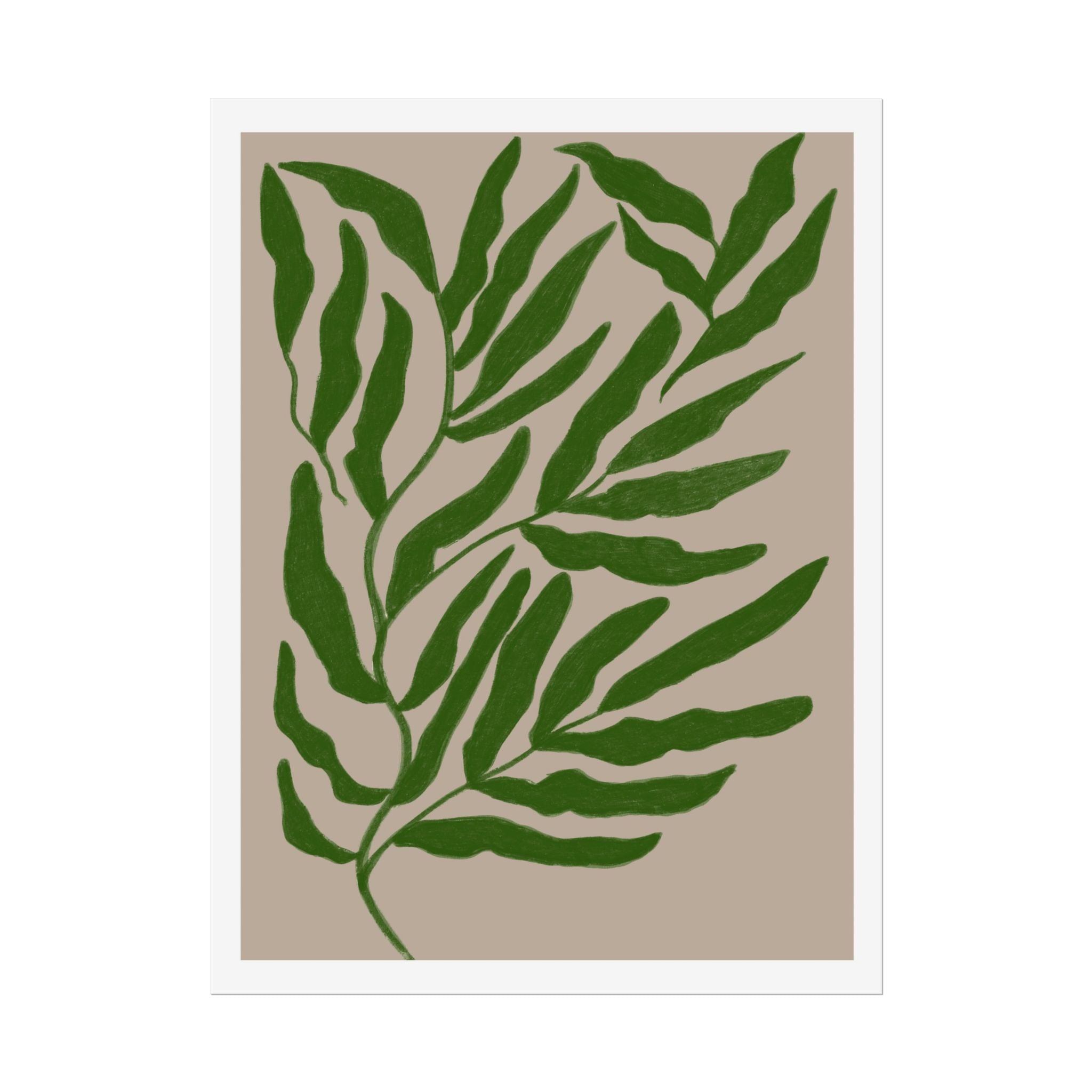 Emerald Canopy Drift - Poster