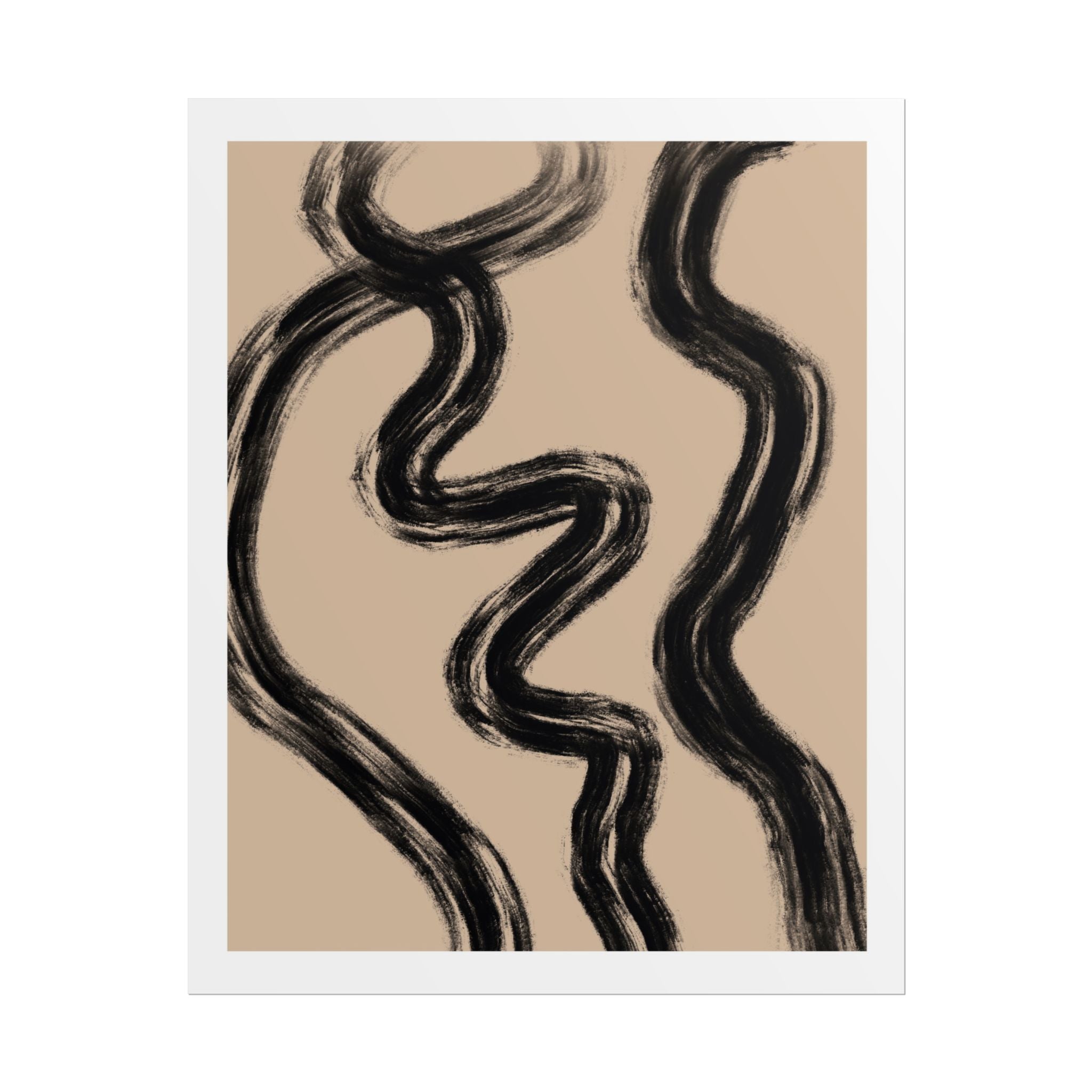 Midnight Current Lines - Poster