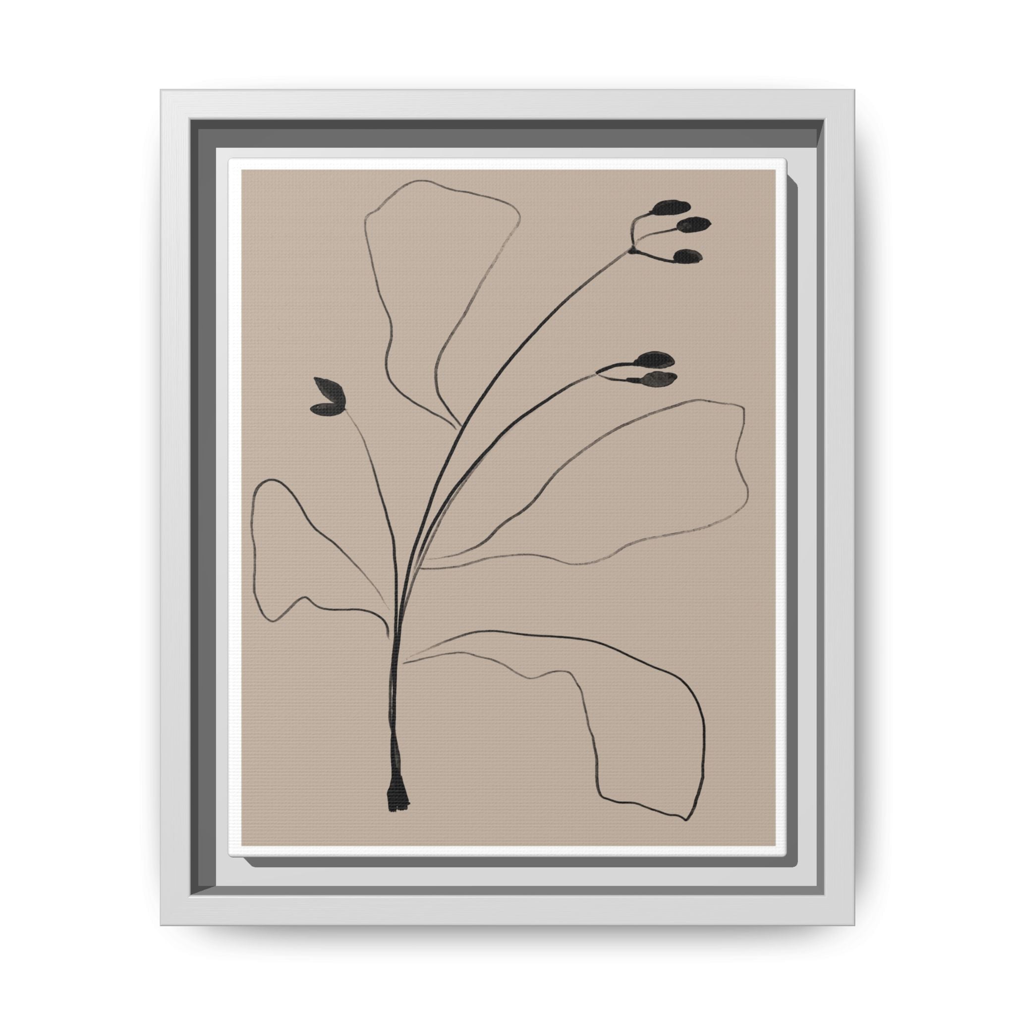 Quiet Botanical Gesture - Framed