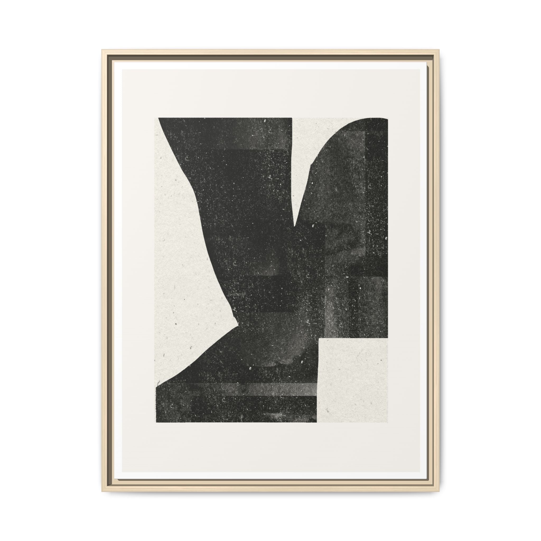 Noir Balance Echoes - Framed