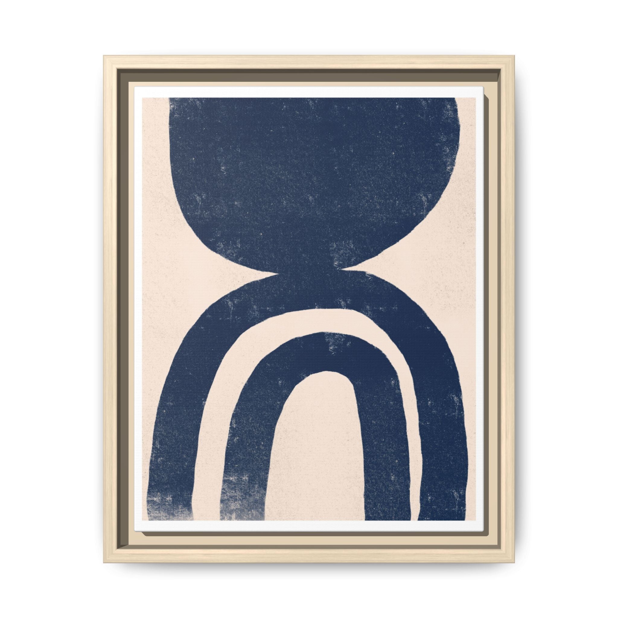 Indigo Arch Stillness - Framed