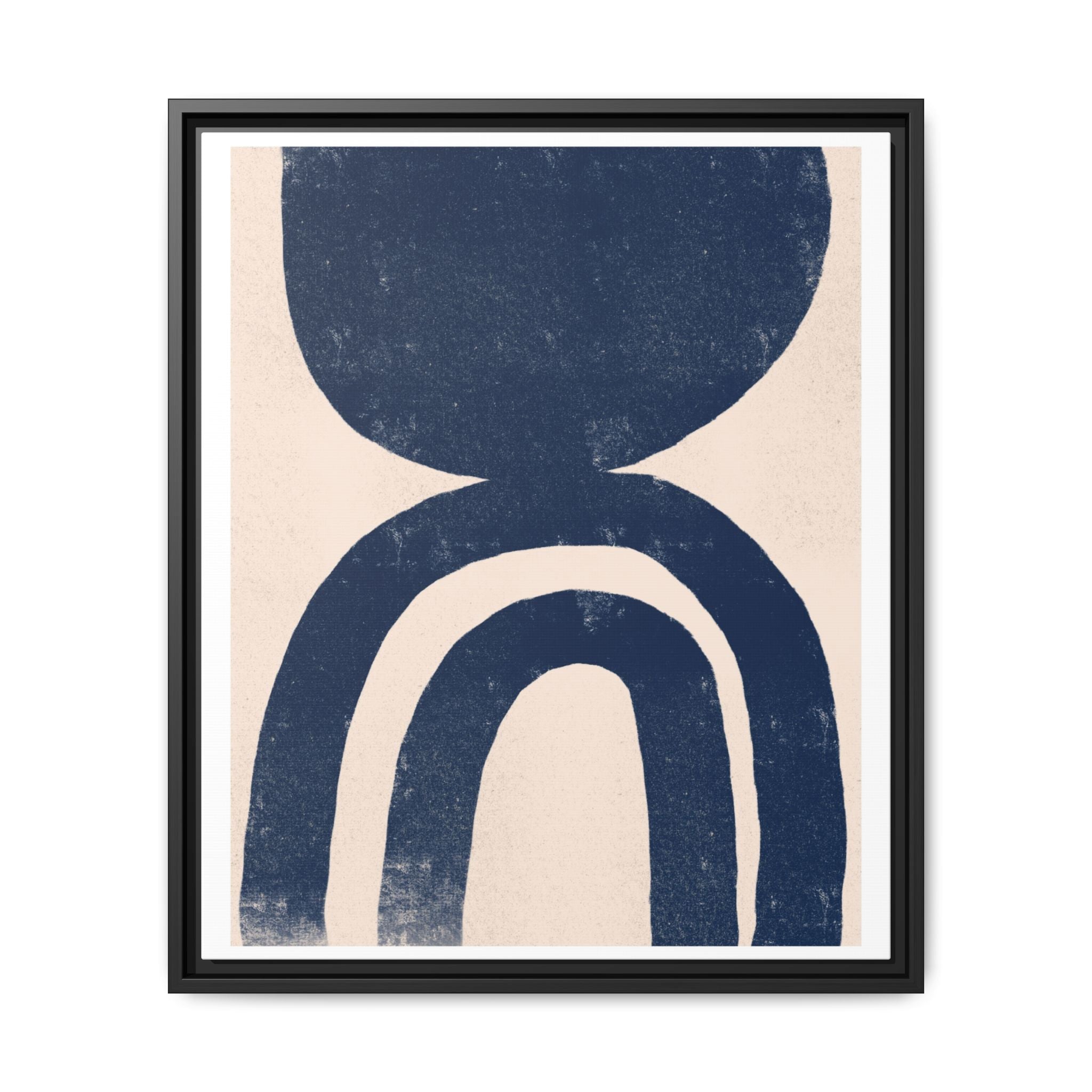 Indigo Arch Stillness - Framed