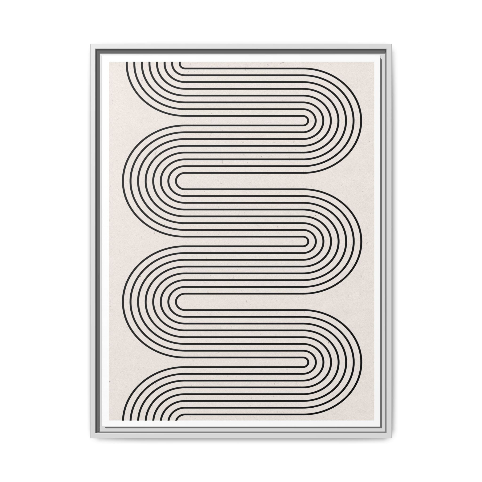 Monoline Rhythm Cascade - Framed