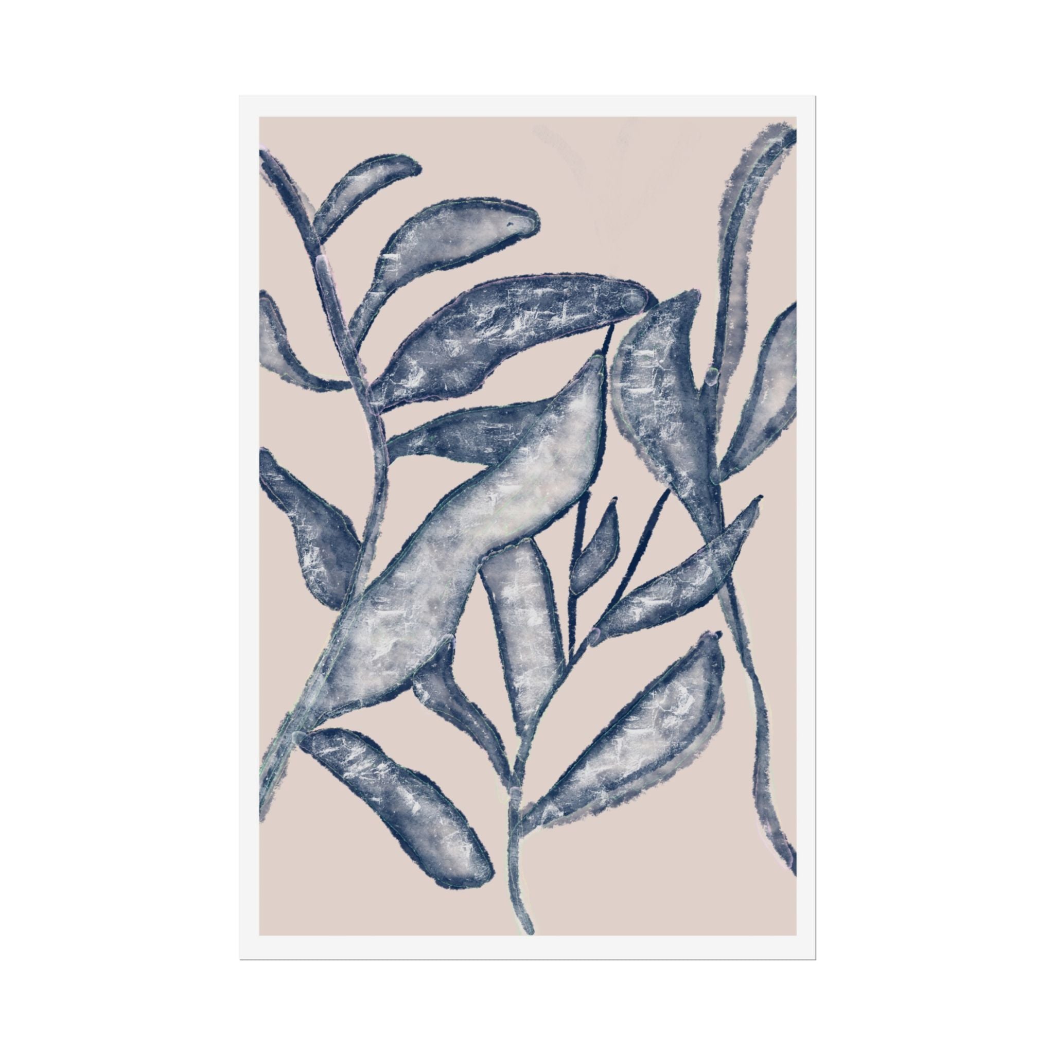 Moonlit Botanical Veil - Poster