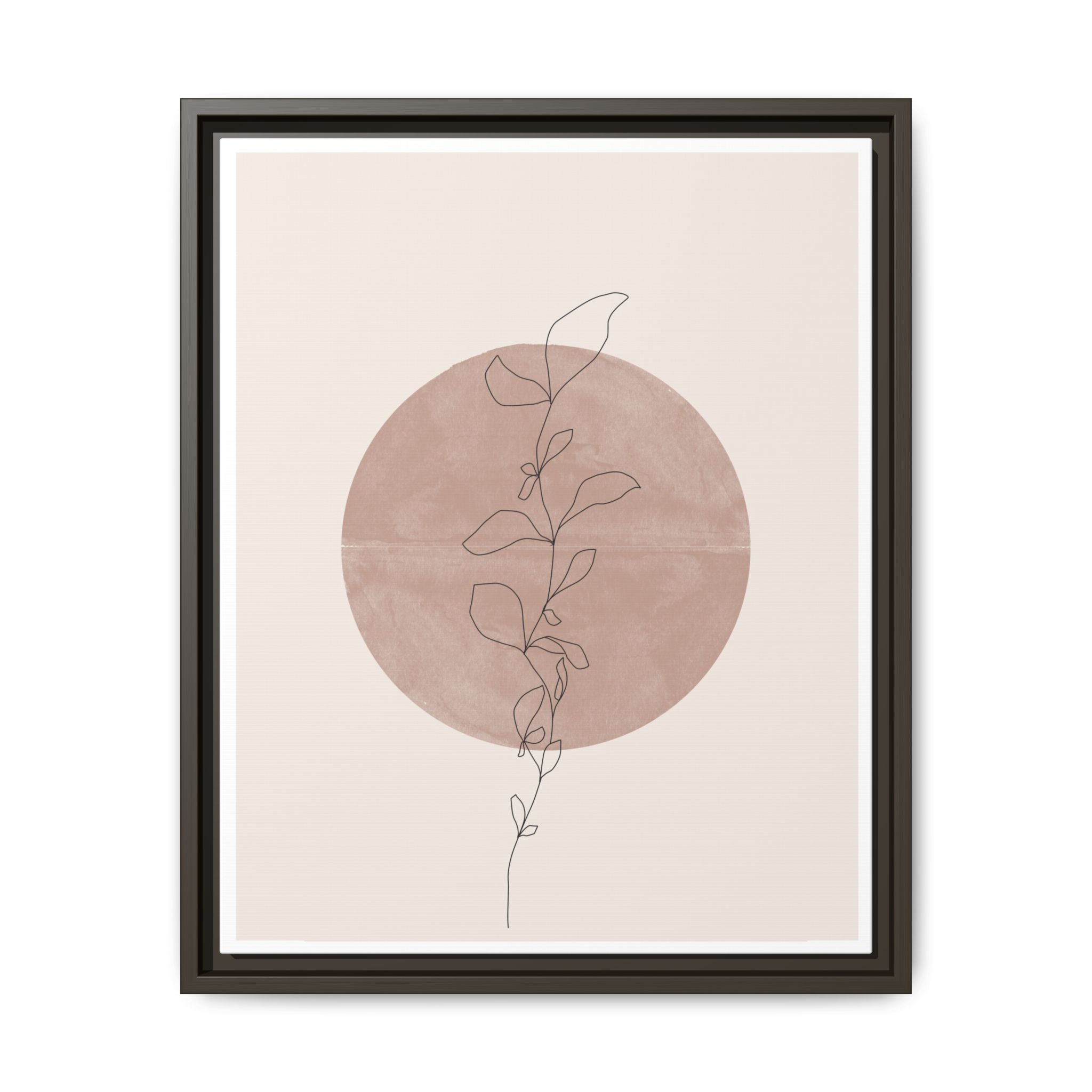 Blush Moonvine Quietude - Framed