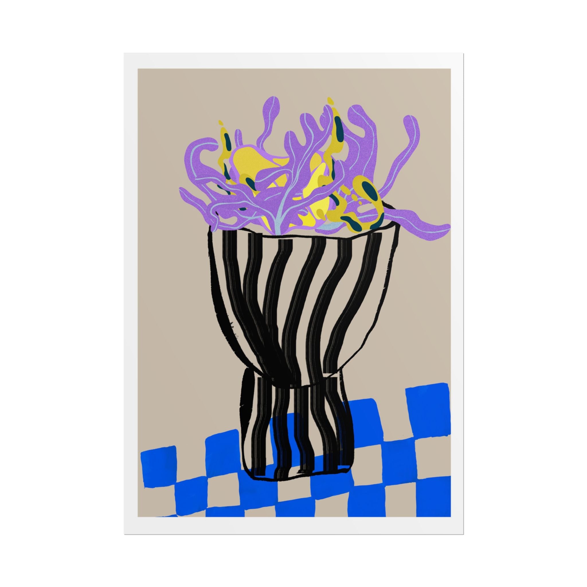 Lavender Coral Mirage - Poster