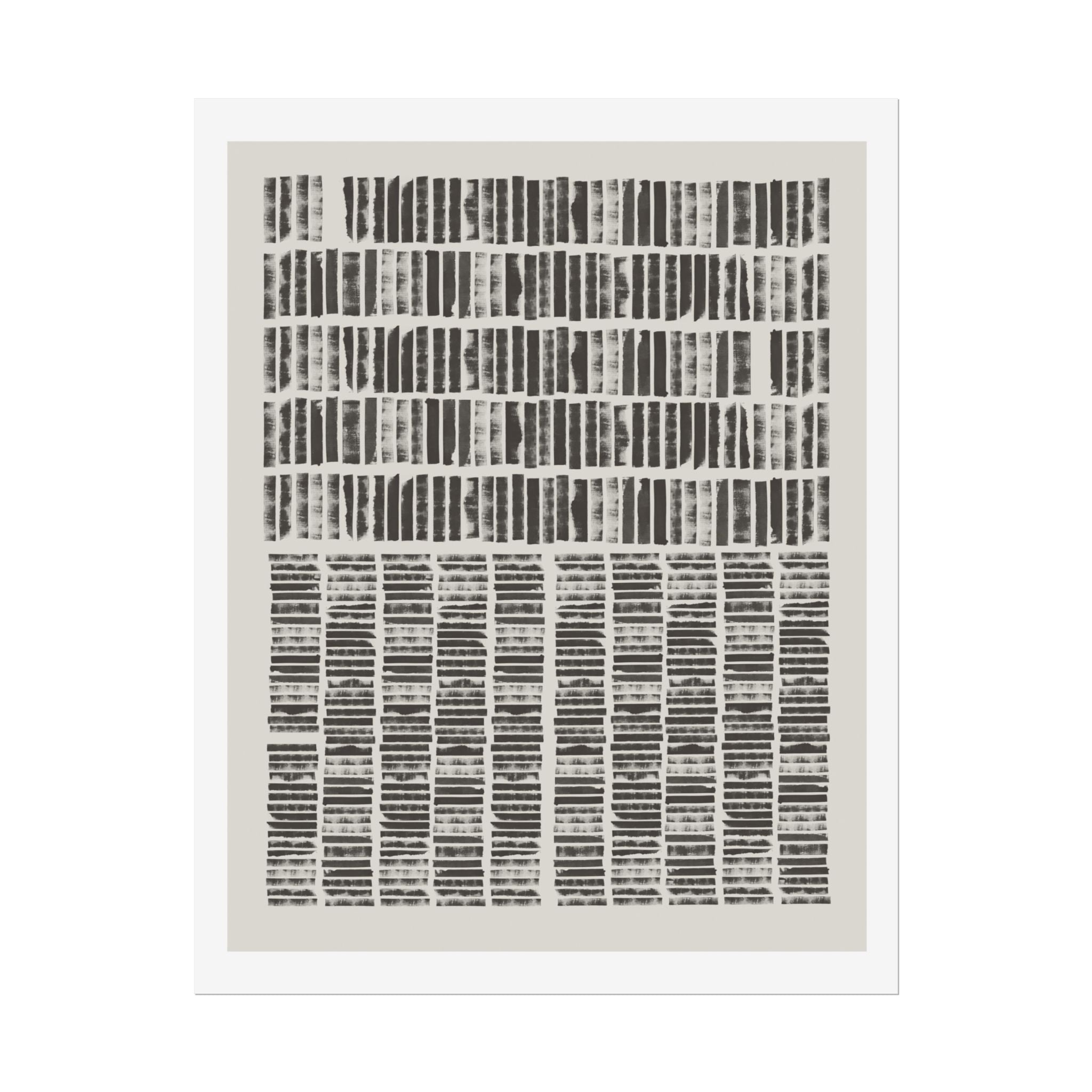Shadow Rhythm Columns - Poster