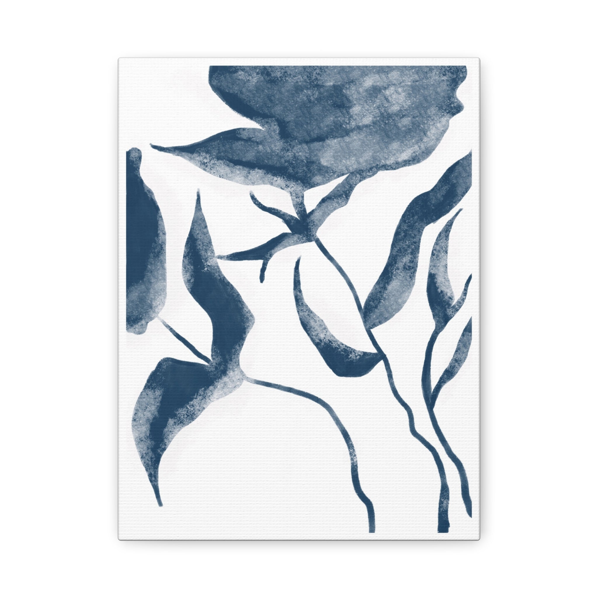 Indigo Bloom Reverie - Canvas