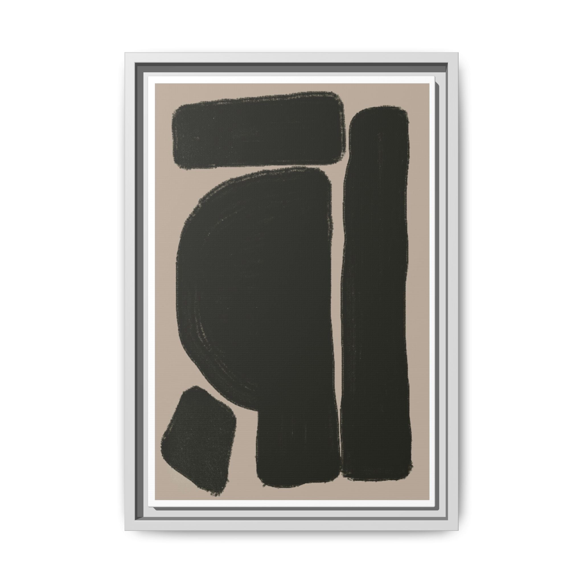 Velvet Obsidian Forms - Framed