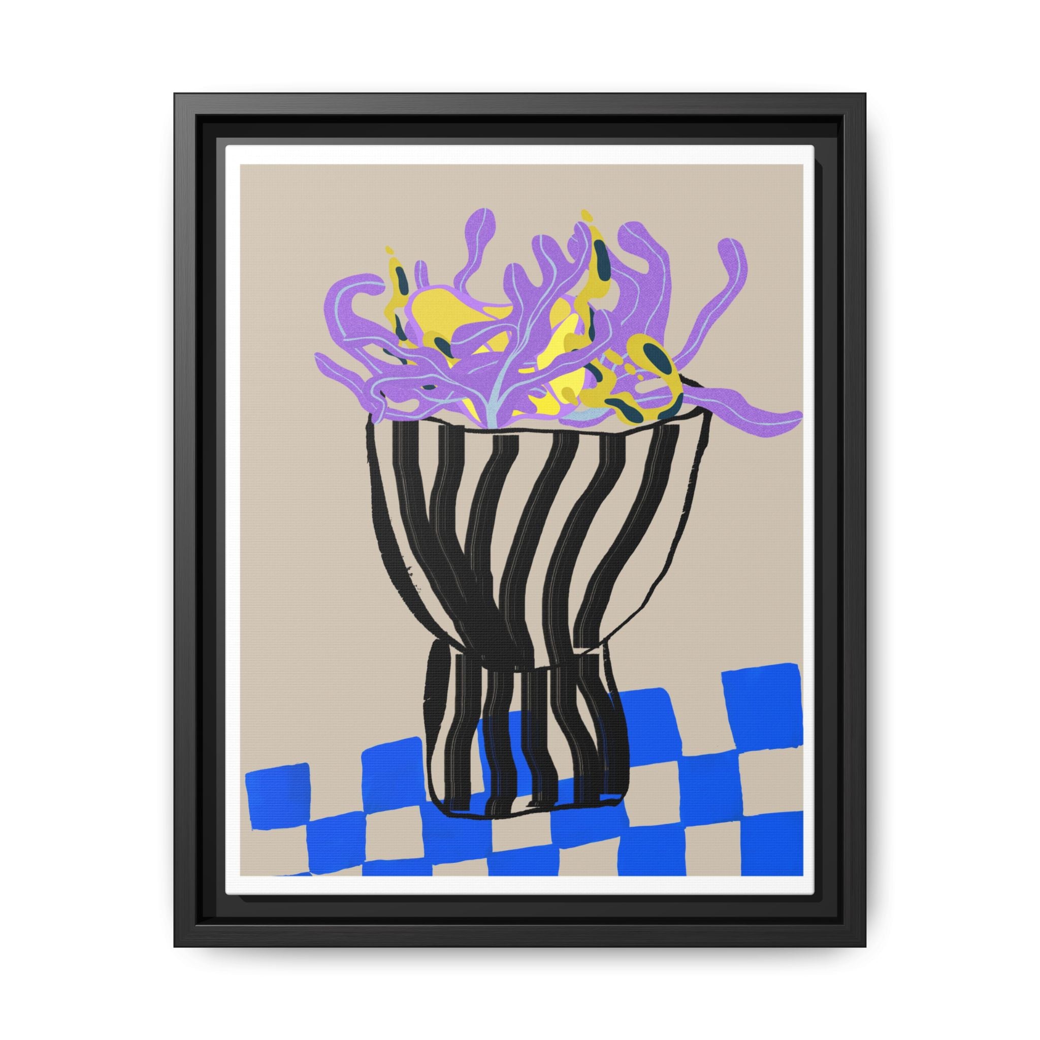 Lavender Coral Mirage - Framed