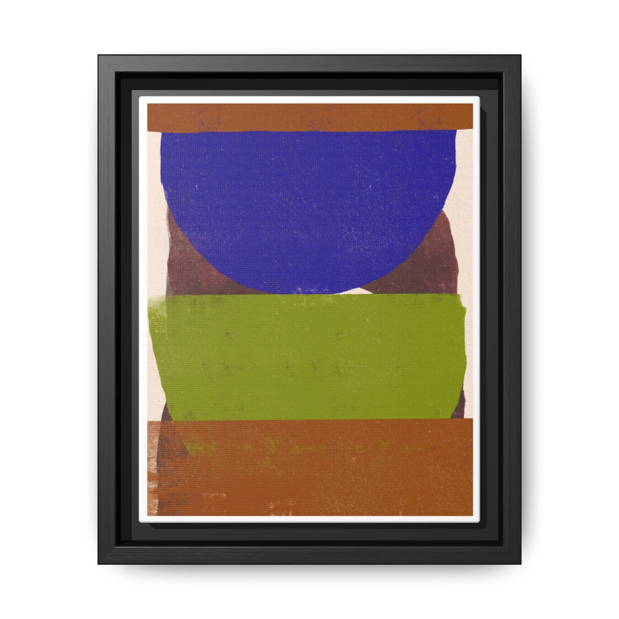 Cobalt Meadow Horizon - Framed