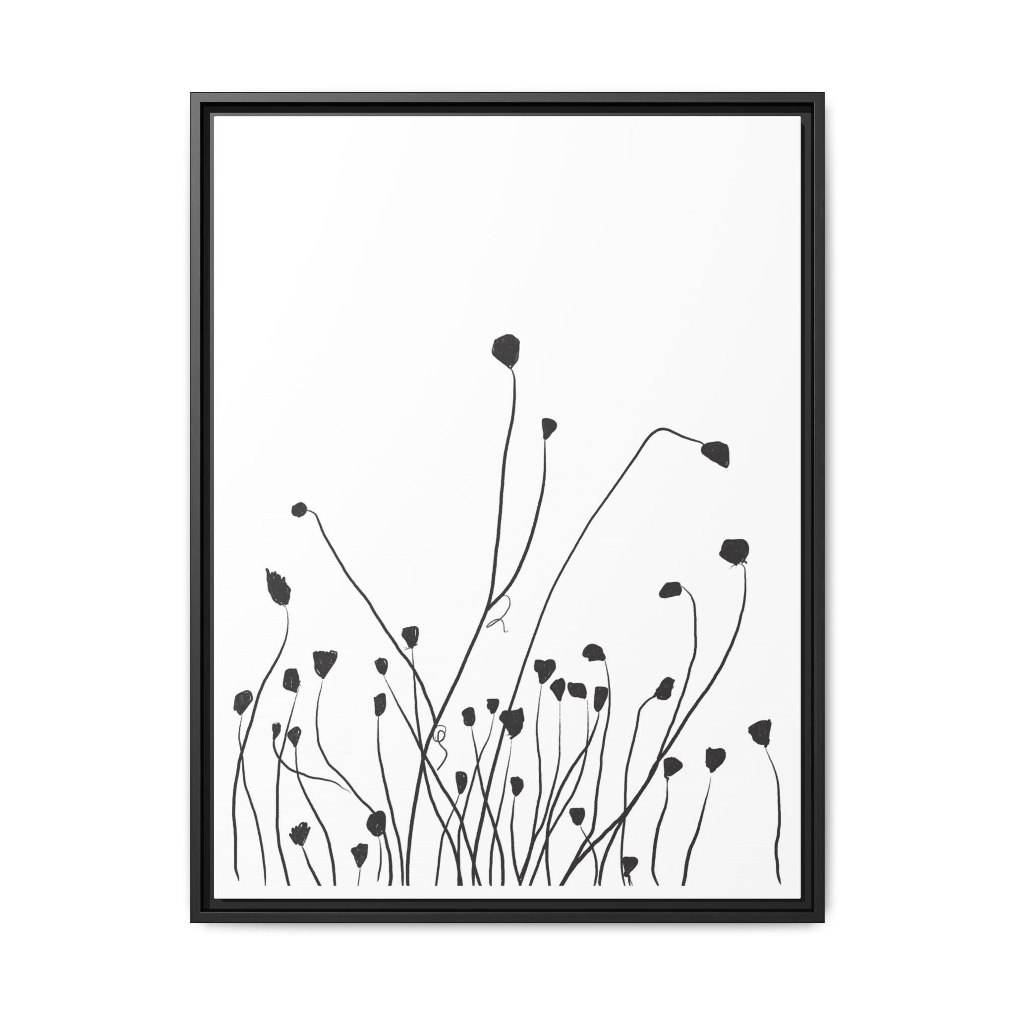 Silent Bloom Horizon - Framed