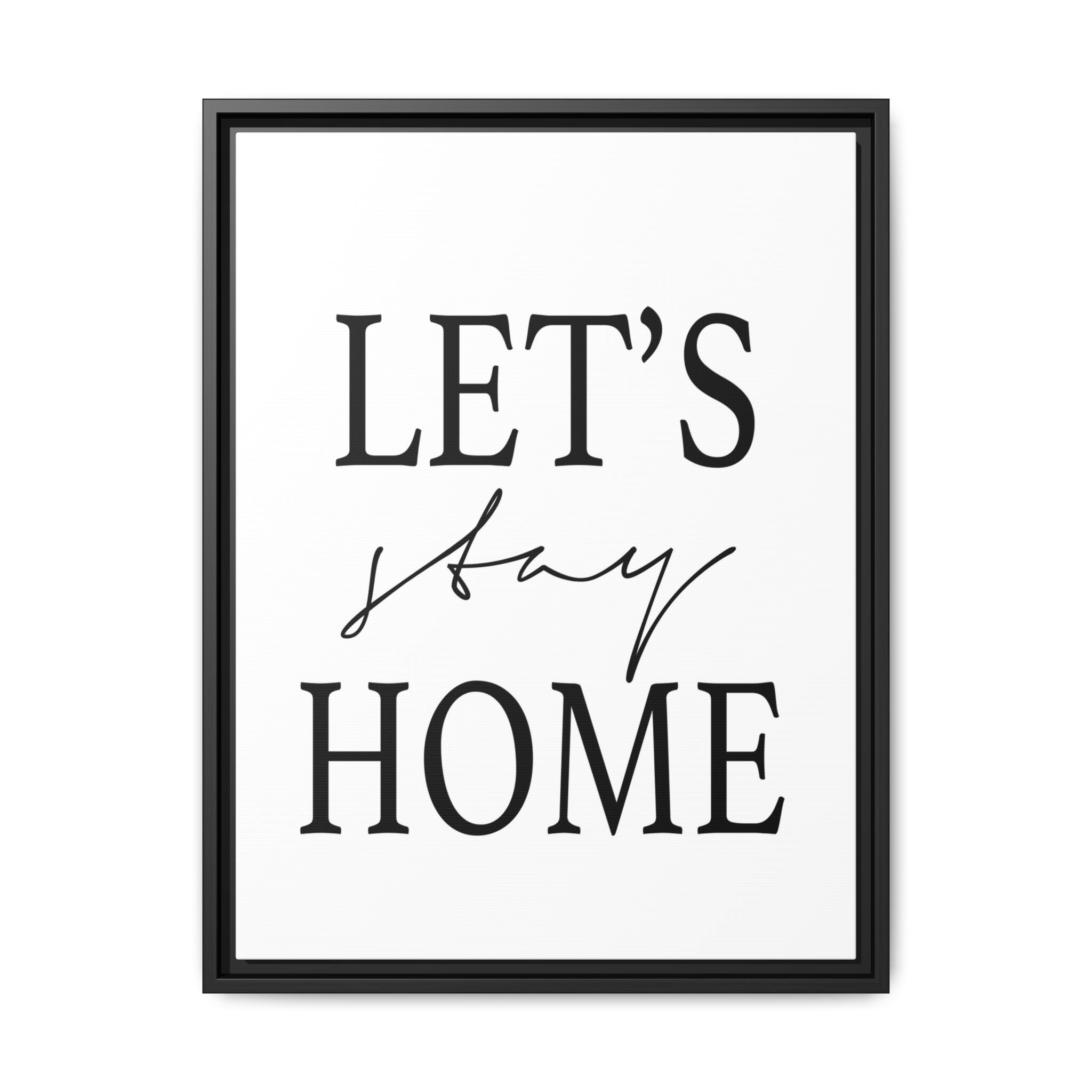 Gentle Haven Typography Glow - Framed