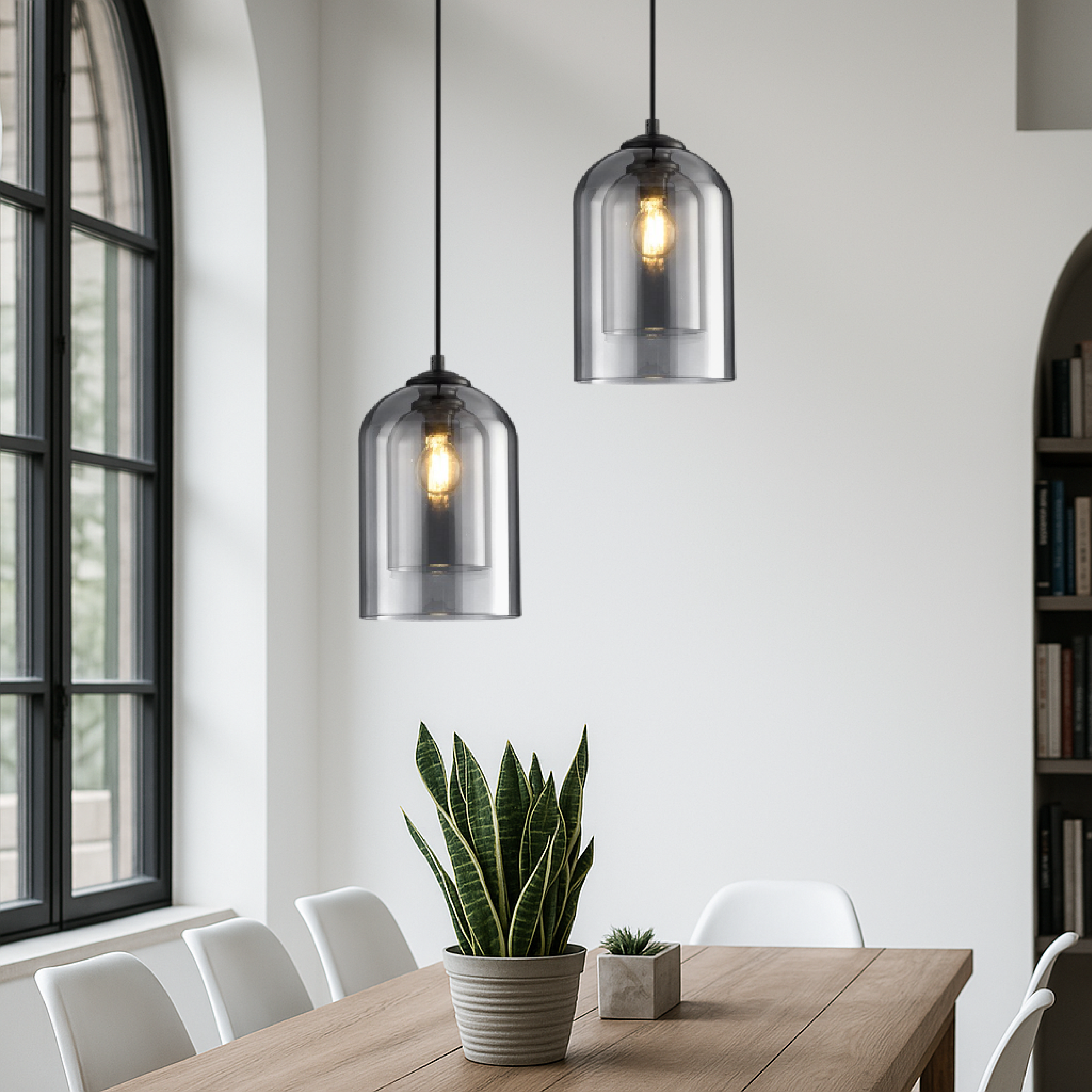 Janis Glass Pendant Light