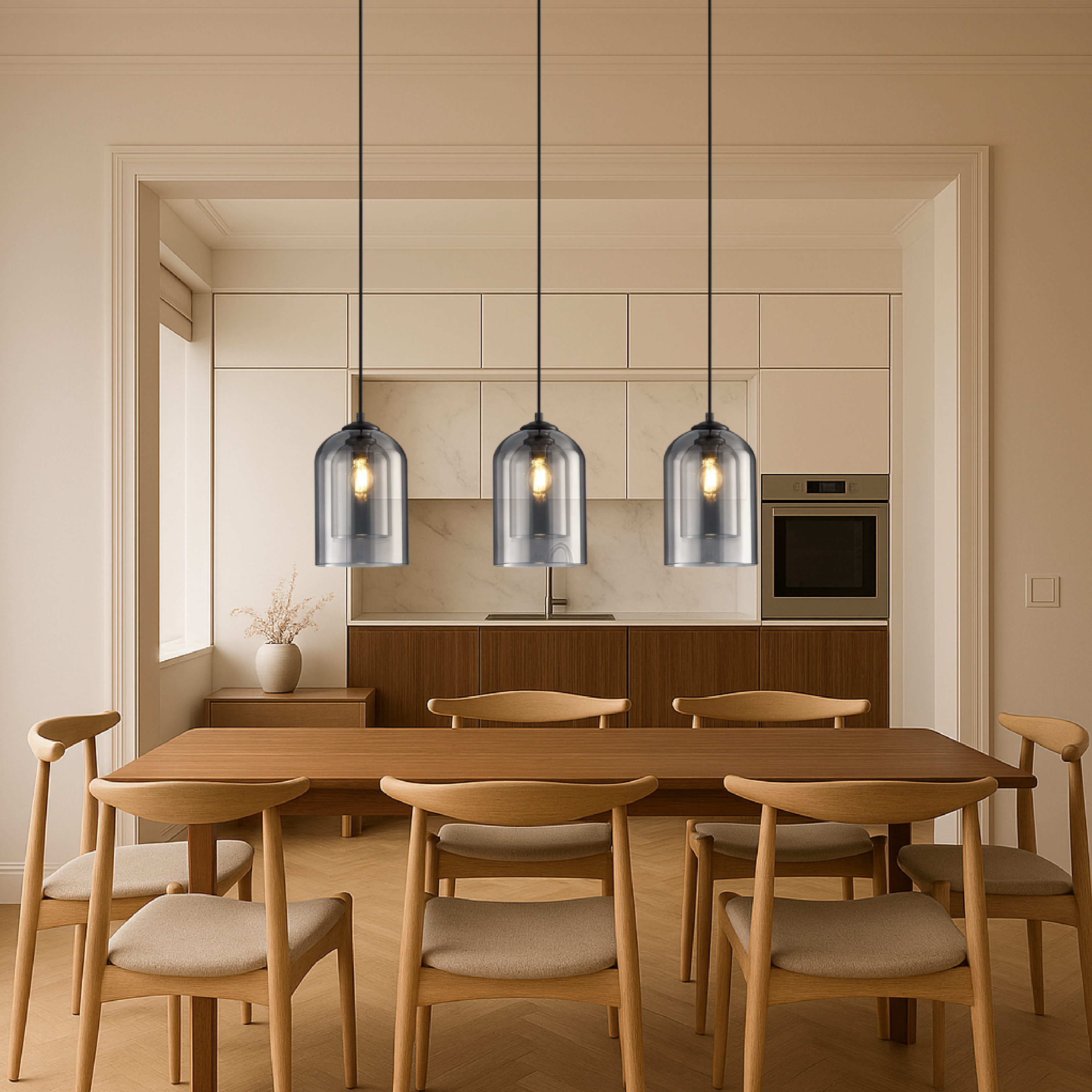 Janis Glass Pendant Light