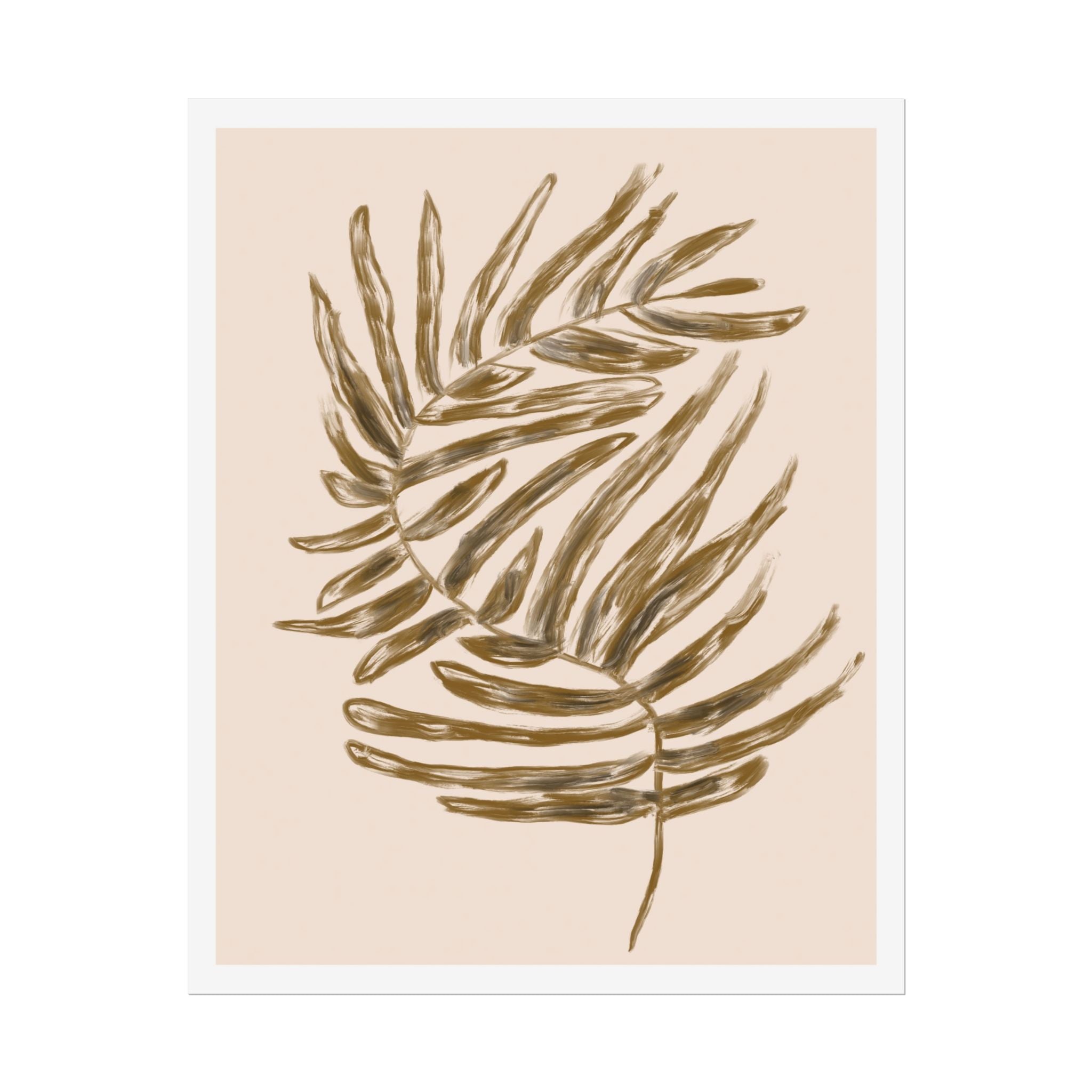 Golden Frond Reverie - Poster