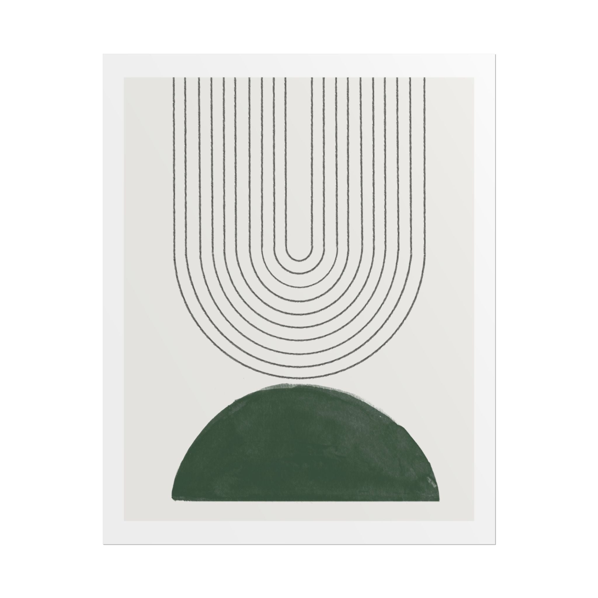 Emerald Echo Pathways - Poster