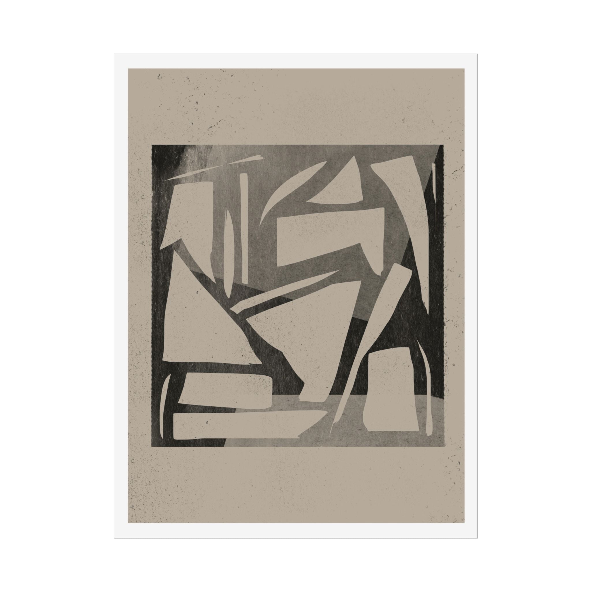 Shadow Fragment Rhythm Study - Poster