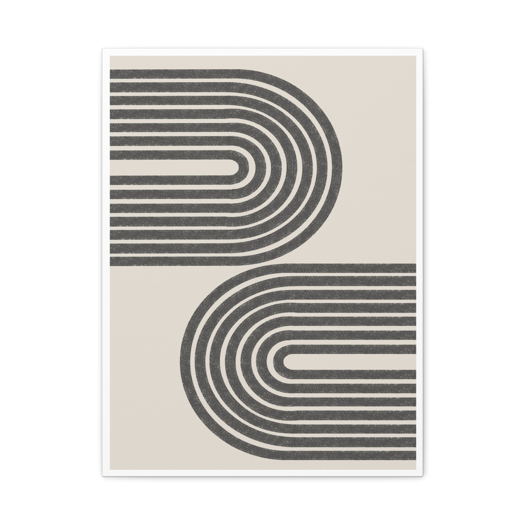 Twin Horizon Currents - Canvas
