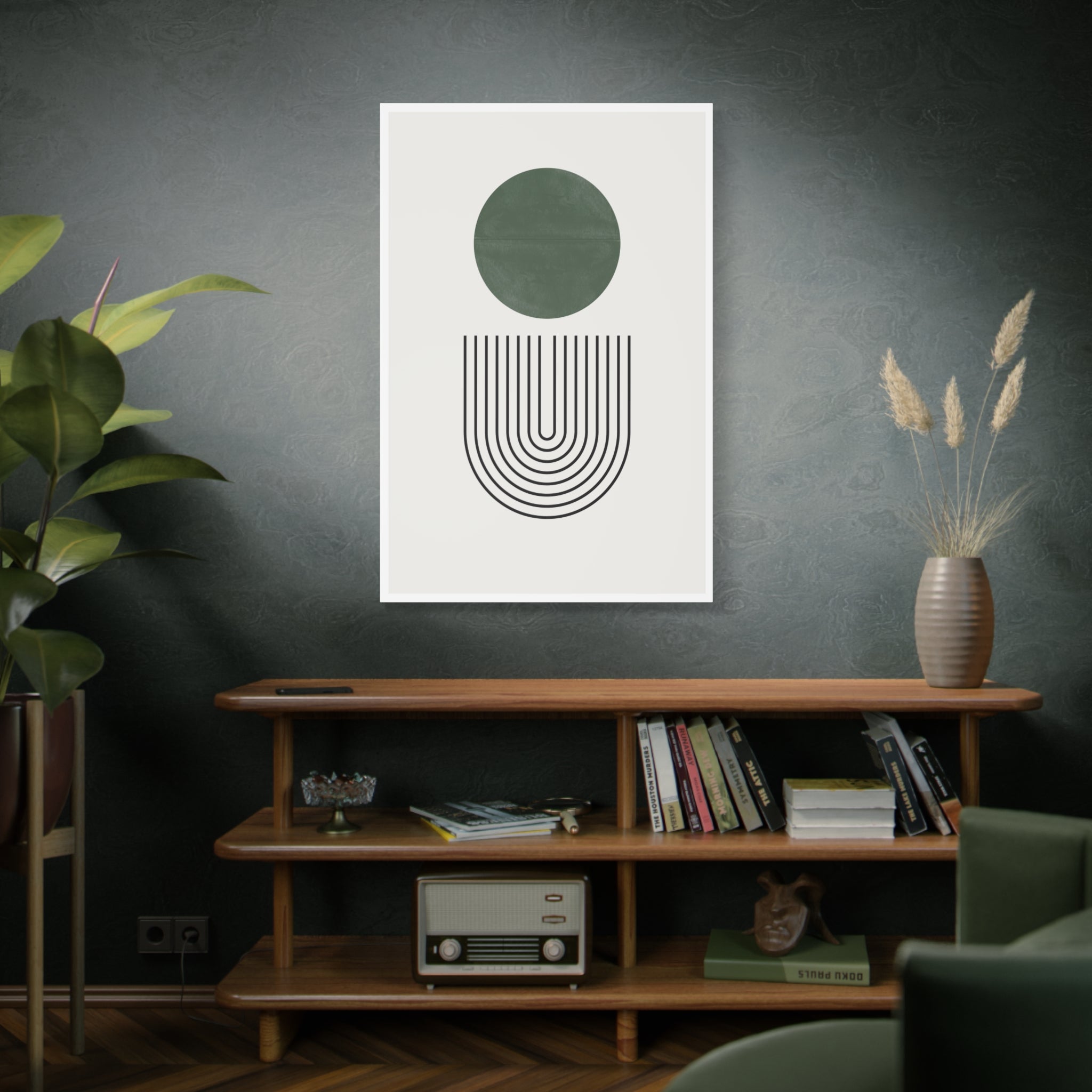 Emerald Orbit Pathways - Canvas