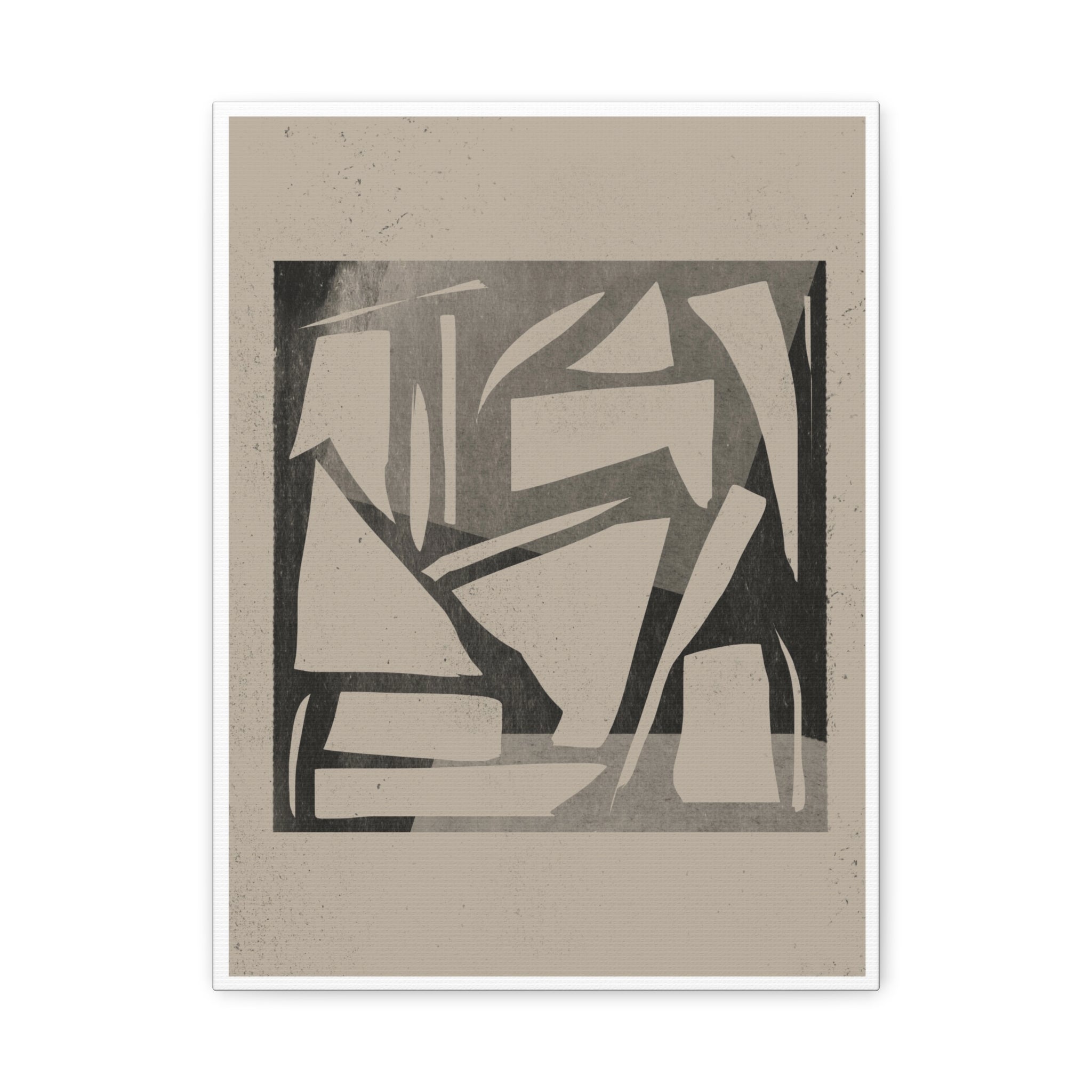Shadow Fragment Rhythm Study - Canvas
