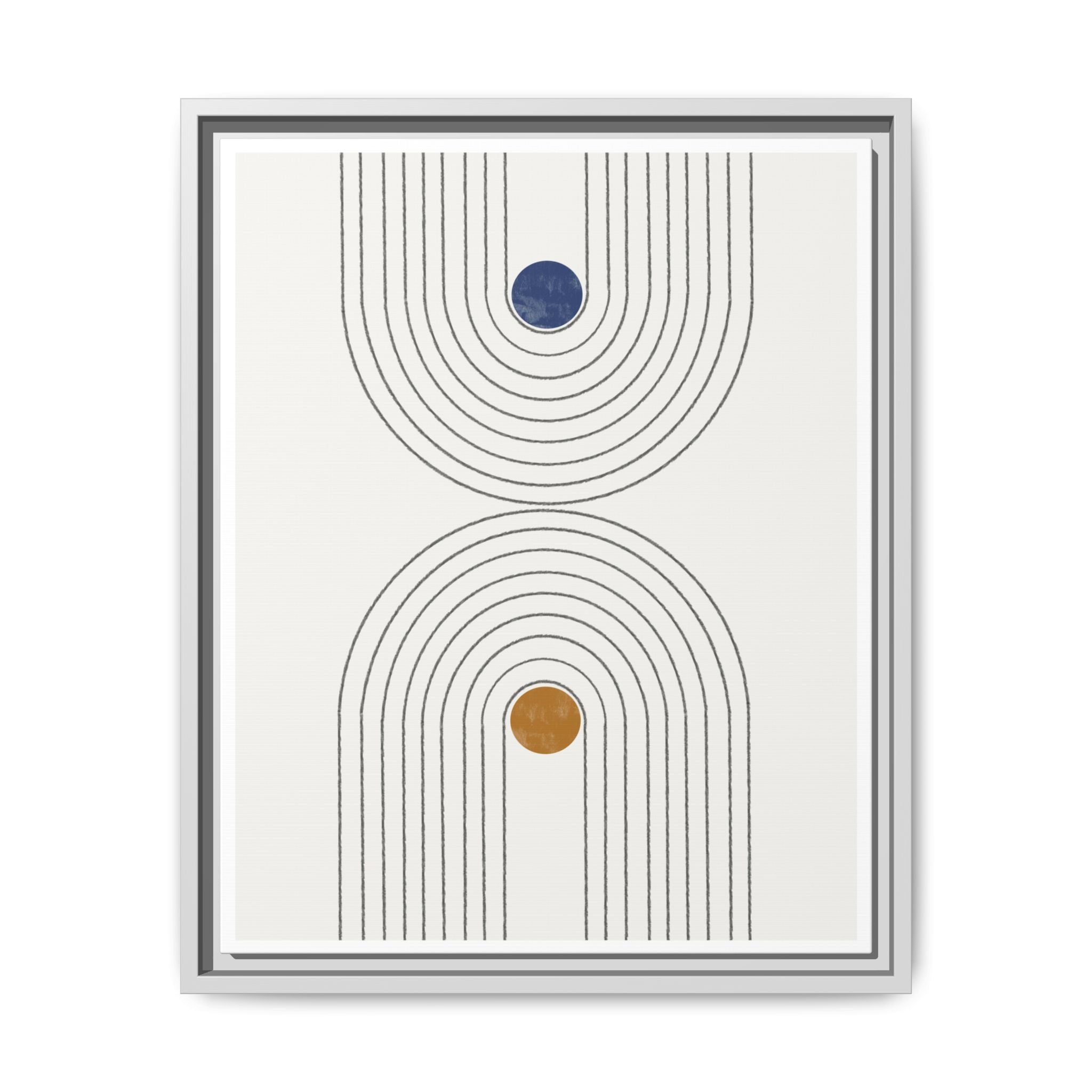 Dual Orbit Rhythm - Framed