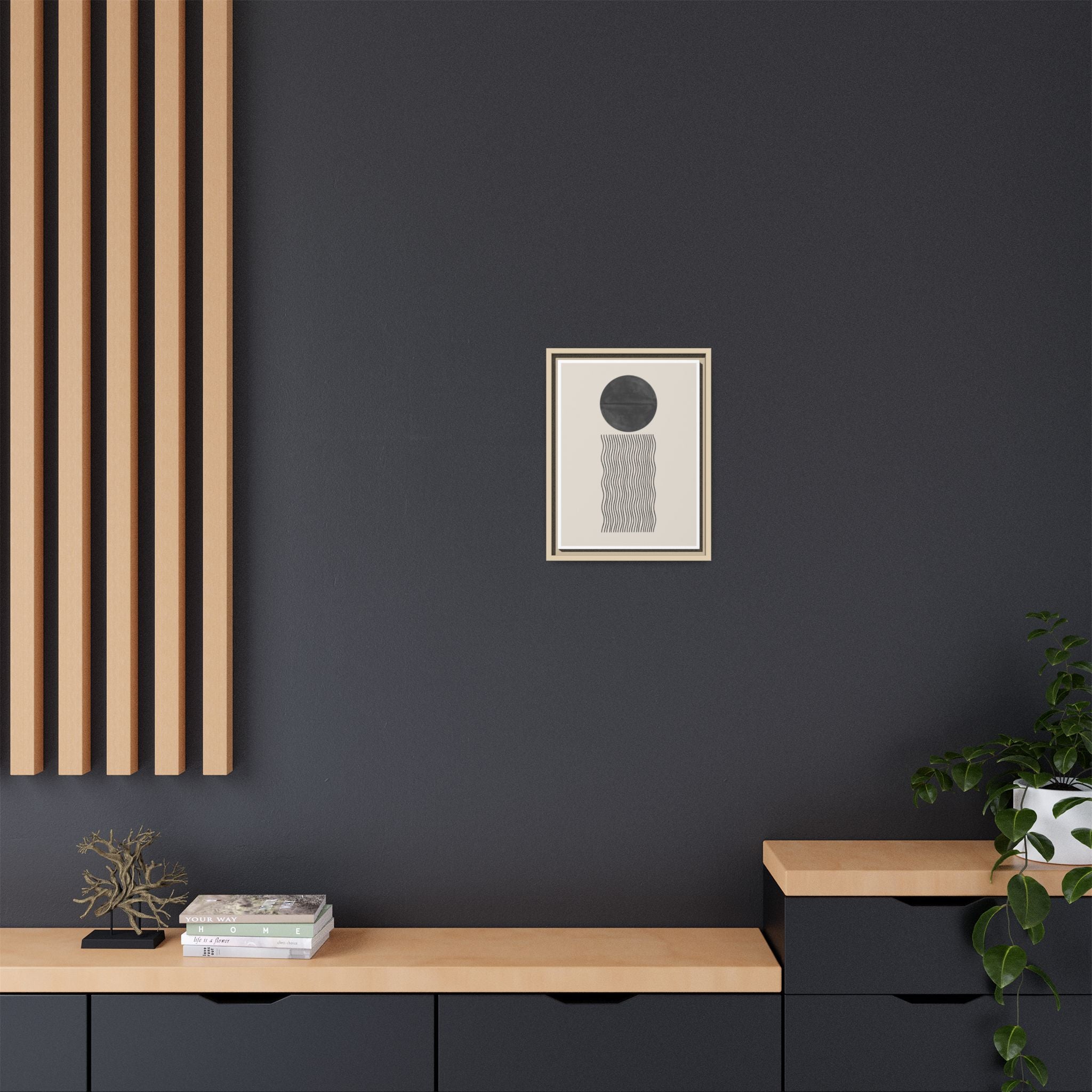 Celestial Wave Alignment - Framed