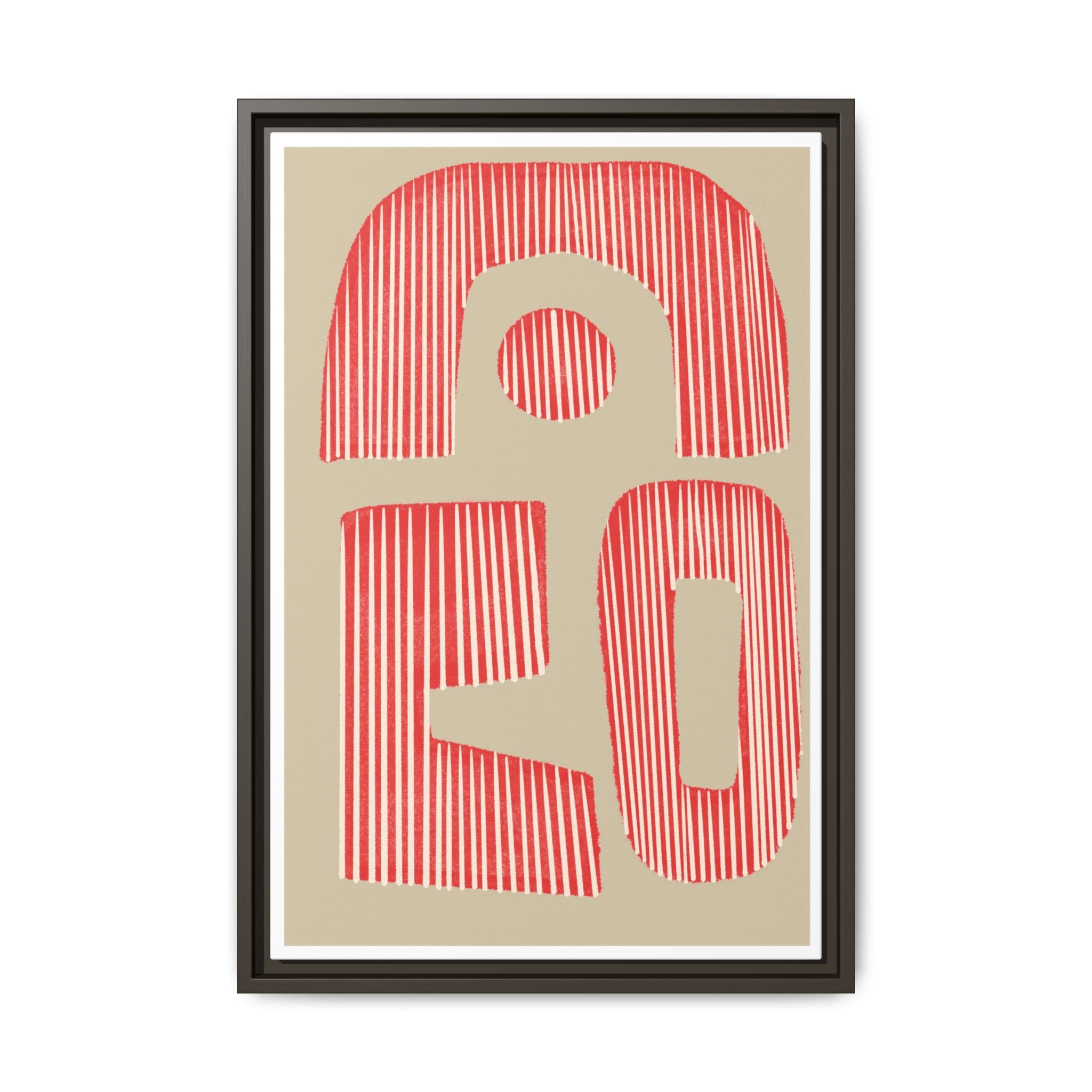 Coral Echo Forms - Framed