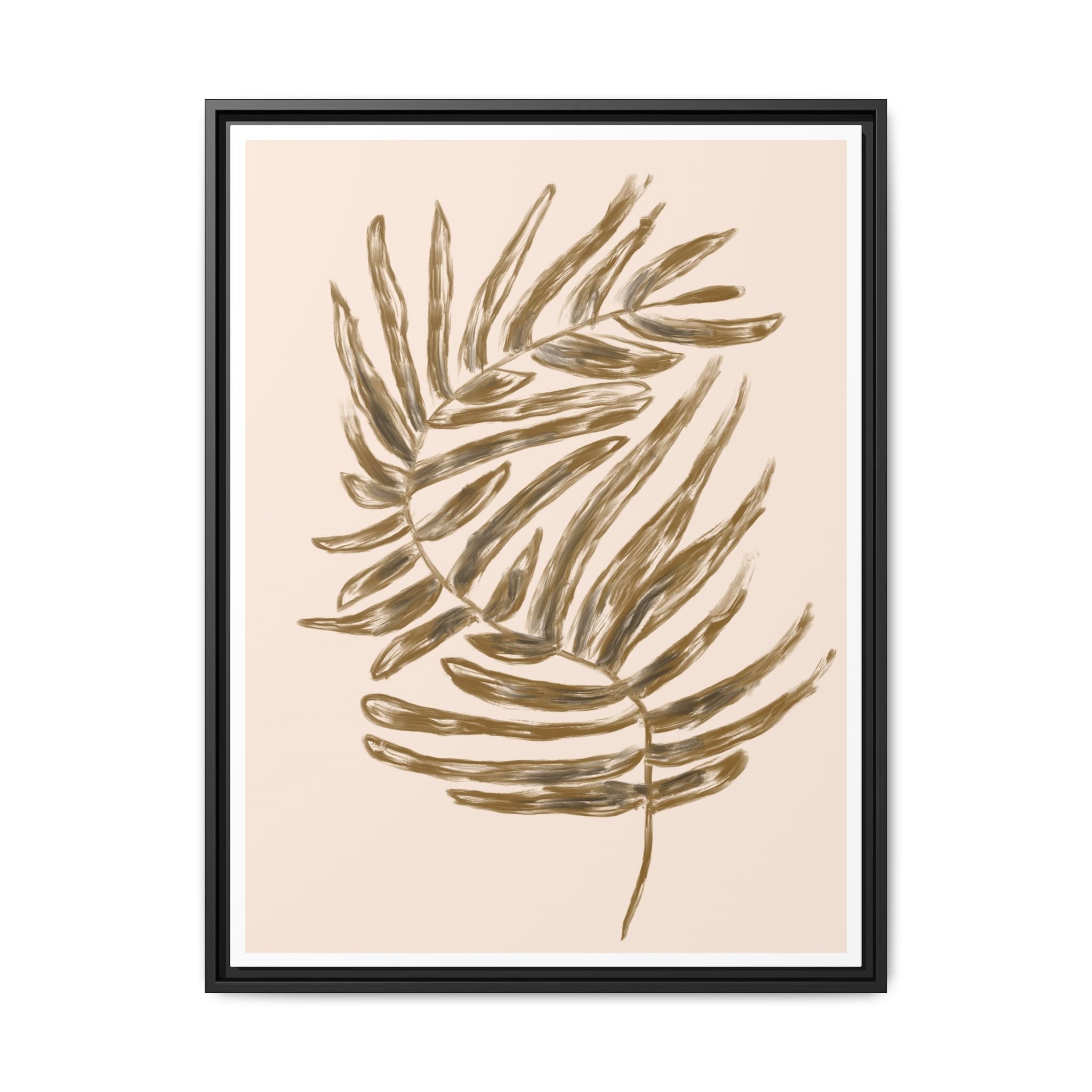 Golden Frond Reverie - Framed