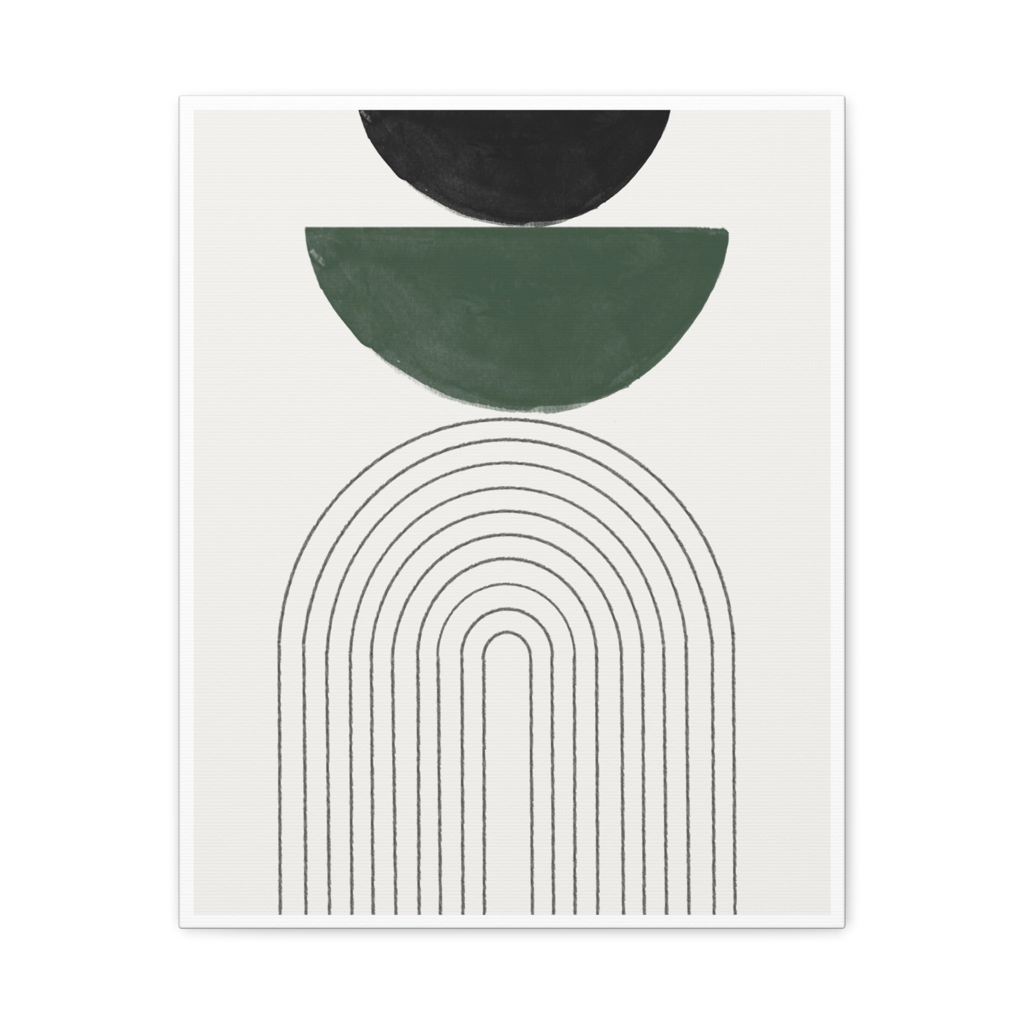 Emerald Arc Horizon - Canvas