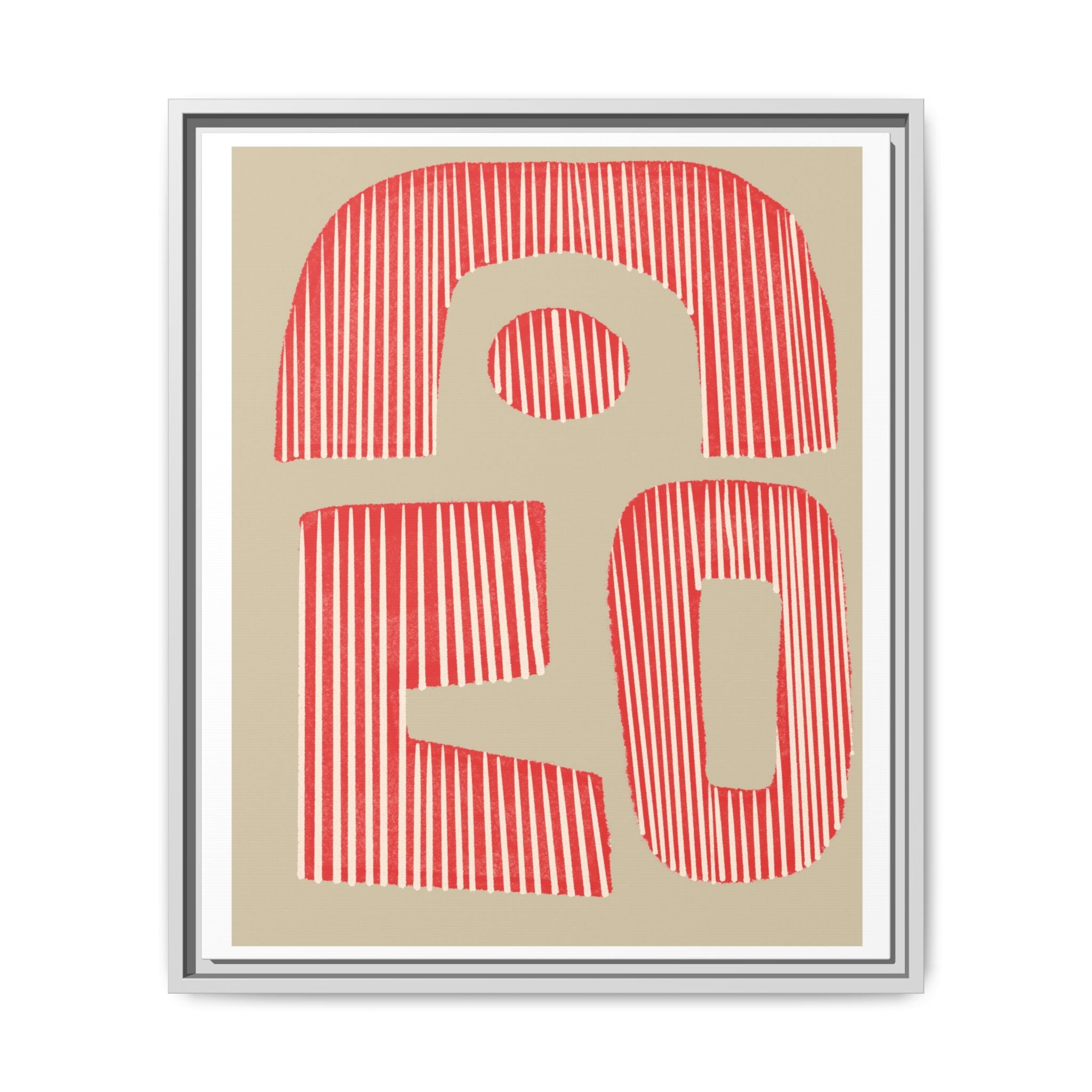 Coral Echo Forms - Framed