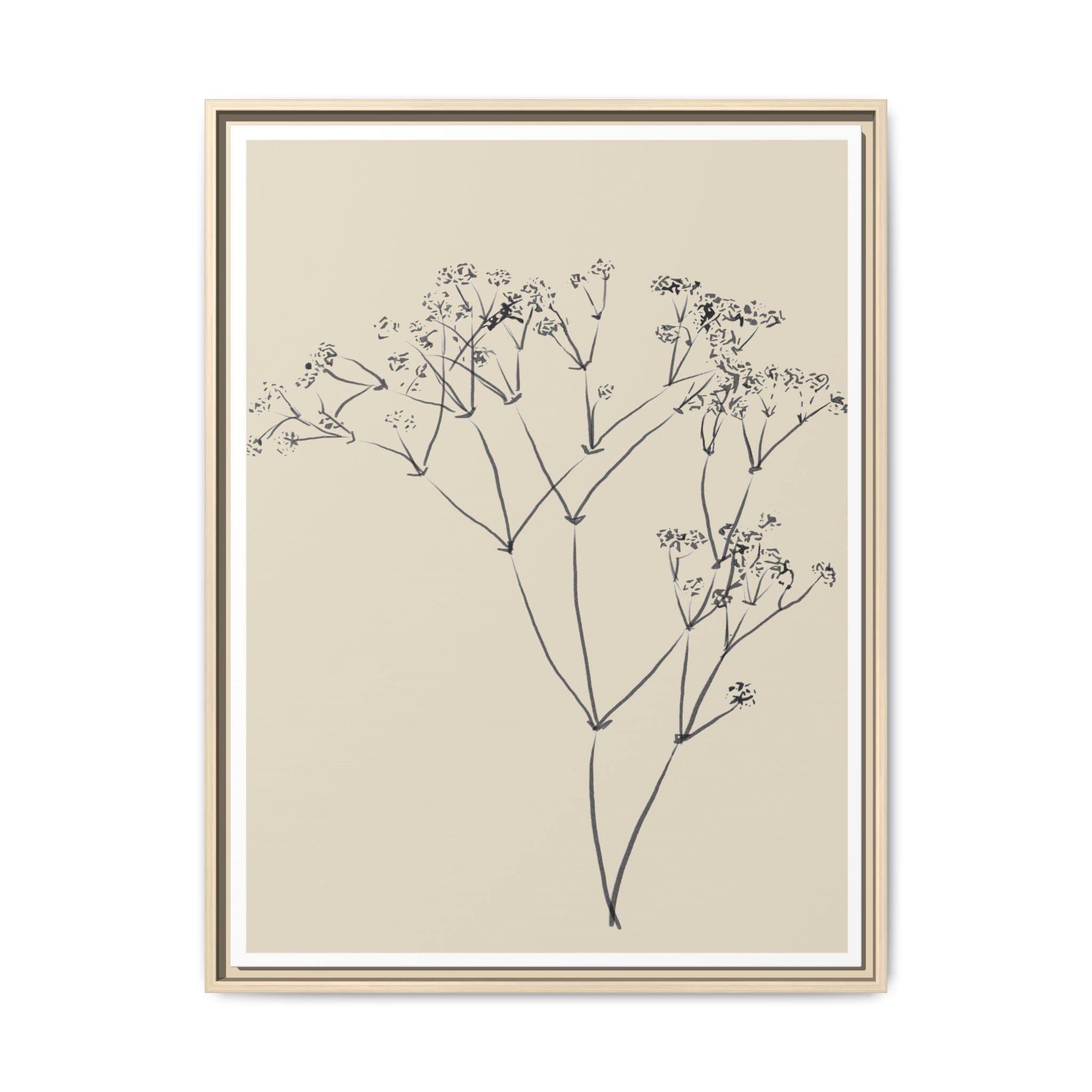 Soft Meadow Stillness - Framed
