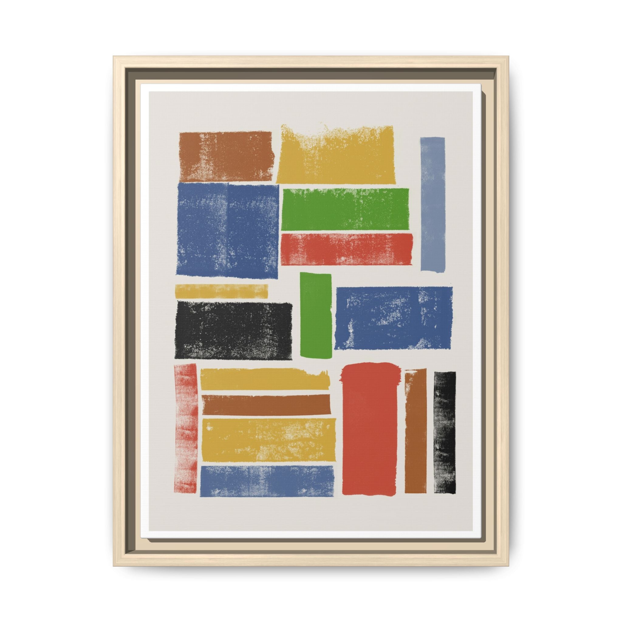 Playful Color Rhythm - Framed