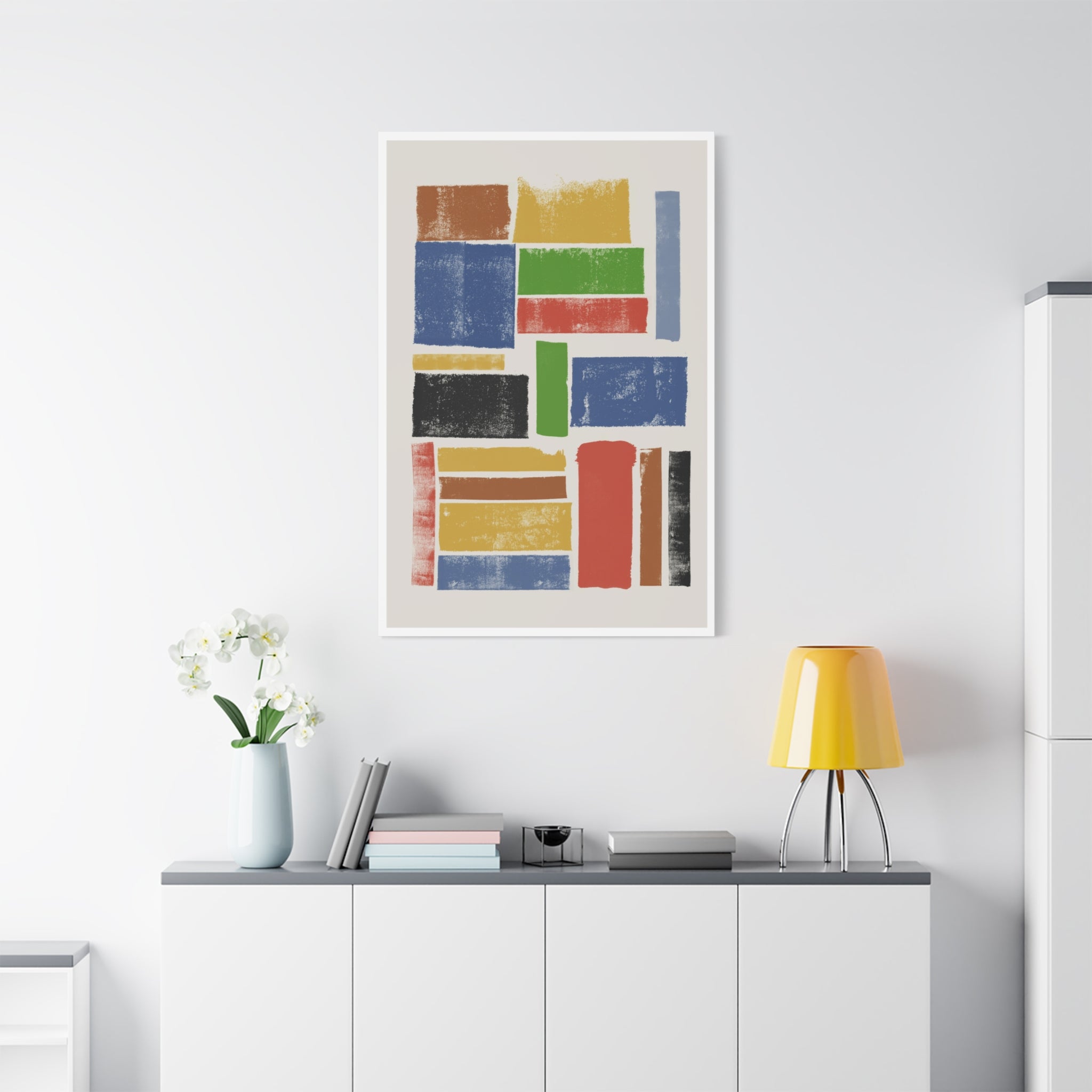 Playful Color Rhythm - Canvas