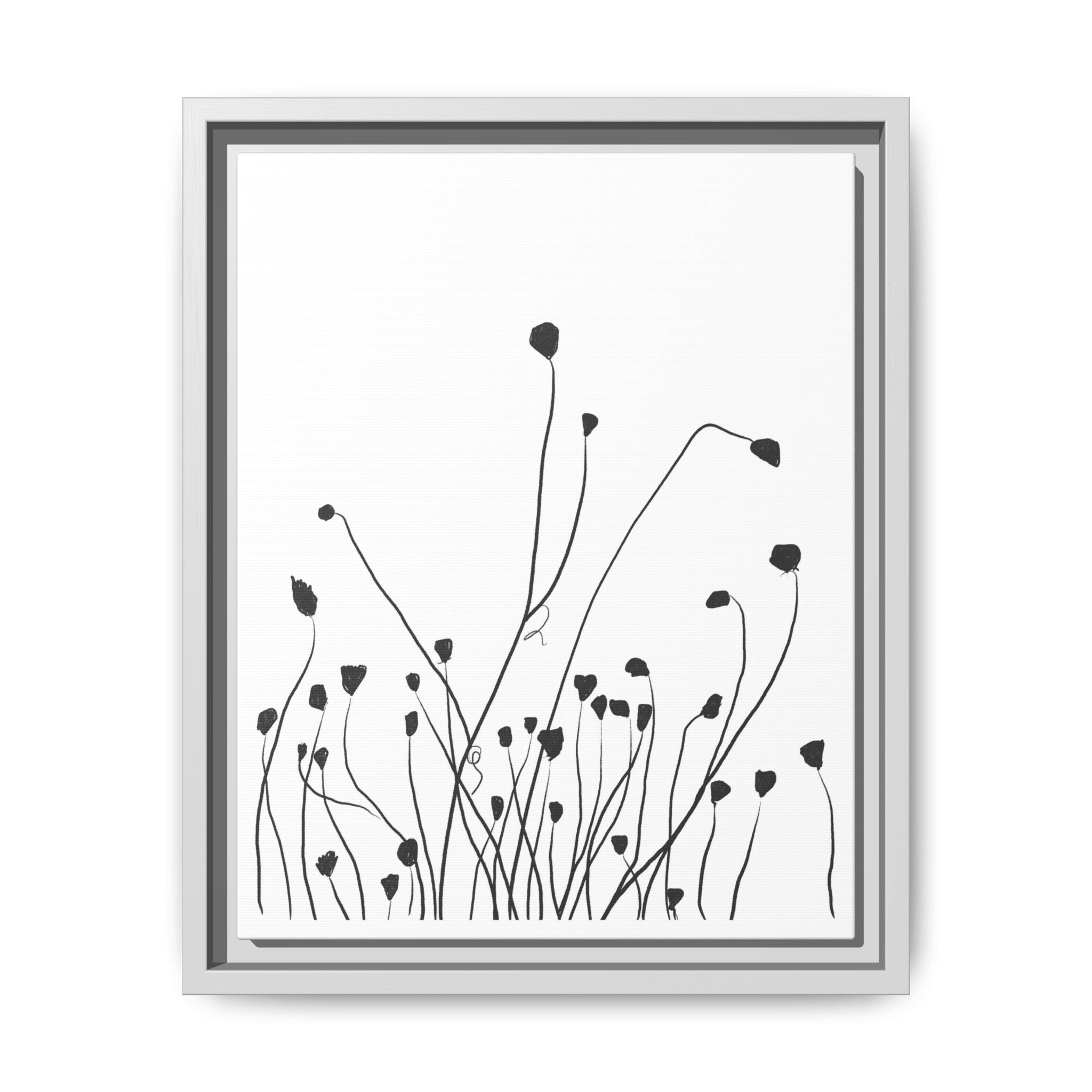 Silent Bloom Horizon - Framed