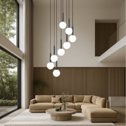 Evas Staircase Chandelier Black