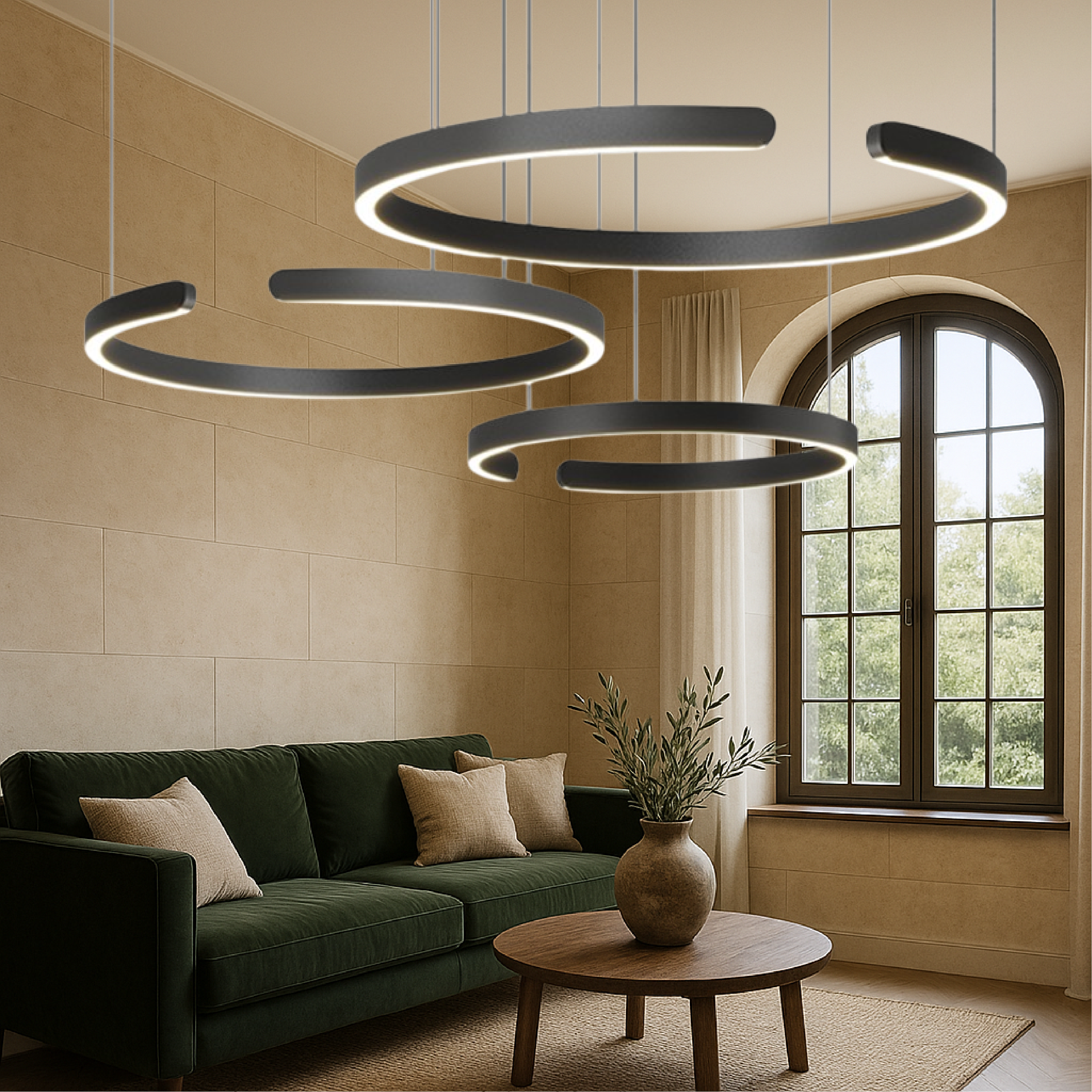 3 Rings Nordic Pendant Light