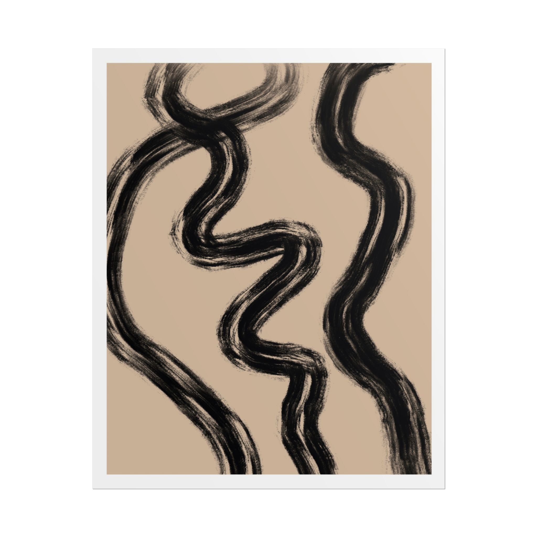 Midnight Current Lines - Poster